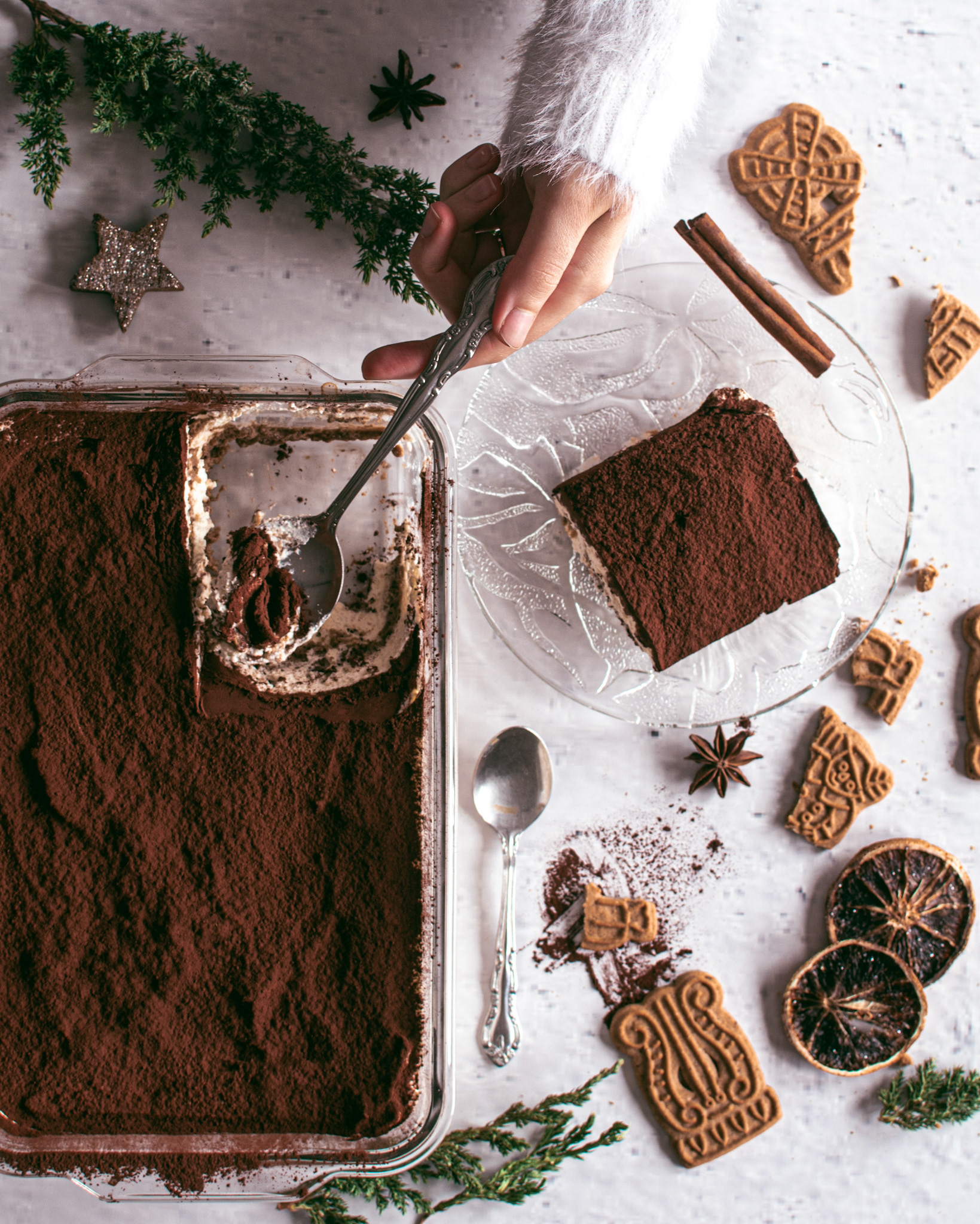 christmas speculoos tiramisu