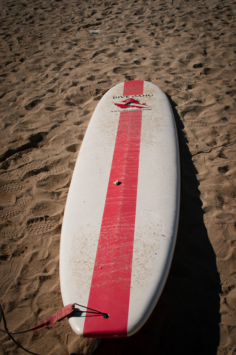 Rental surfboard