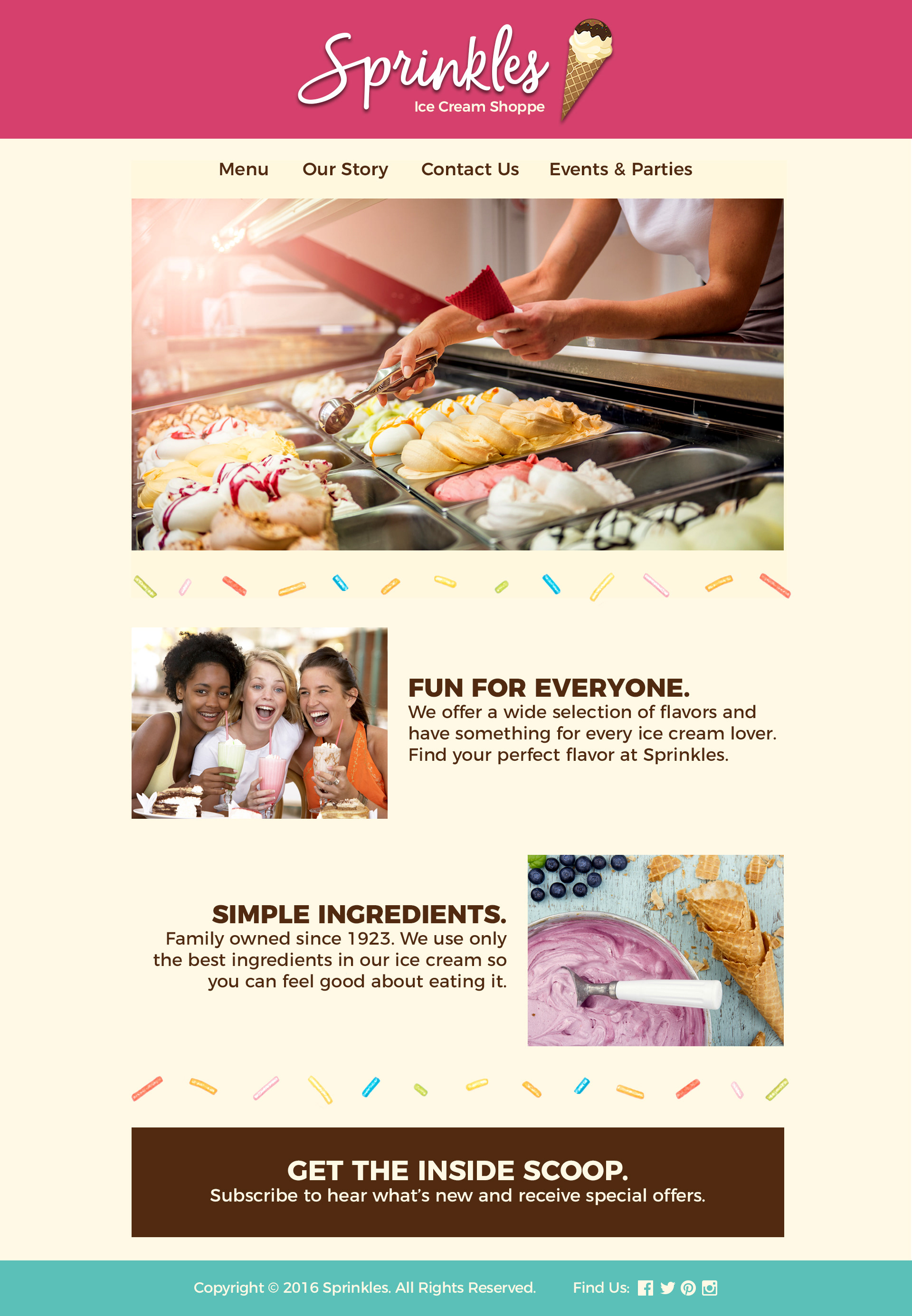 Full Homepage Design