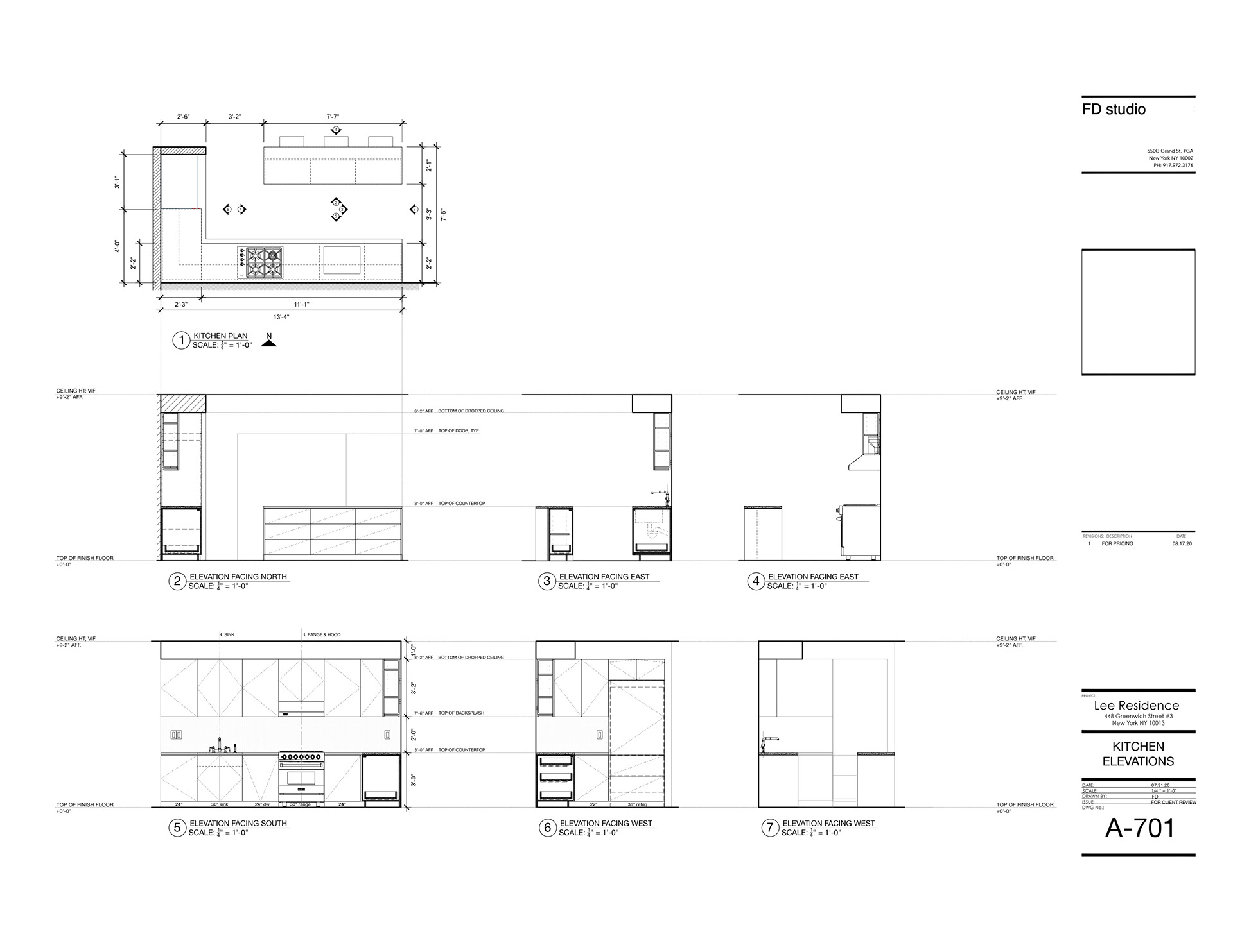 KITCHEN ELEVATIONS