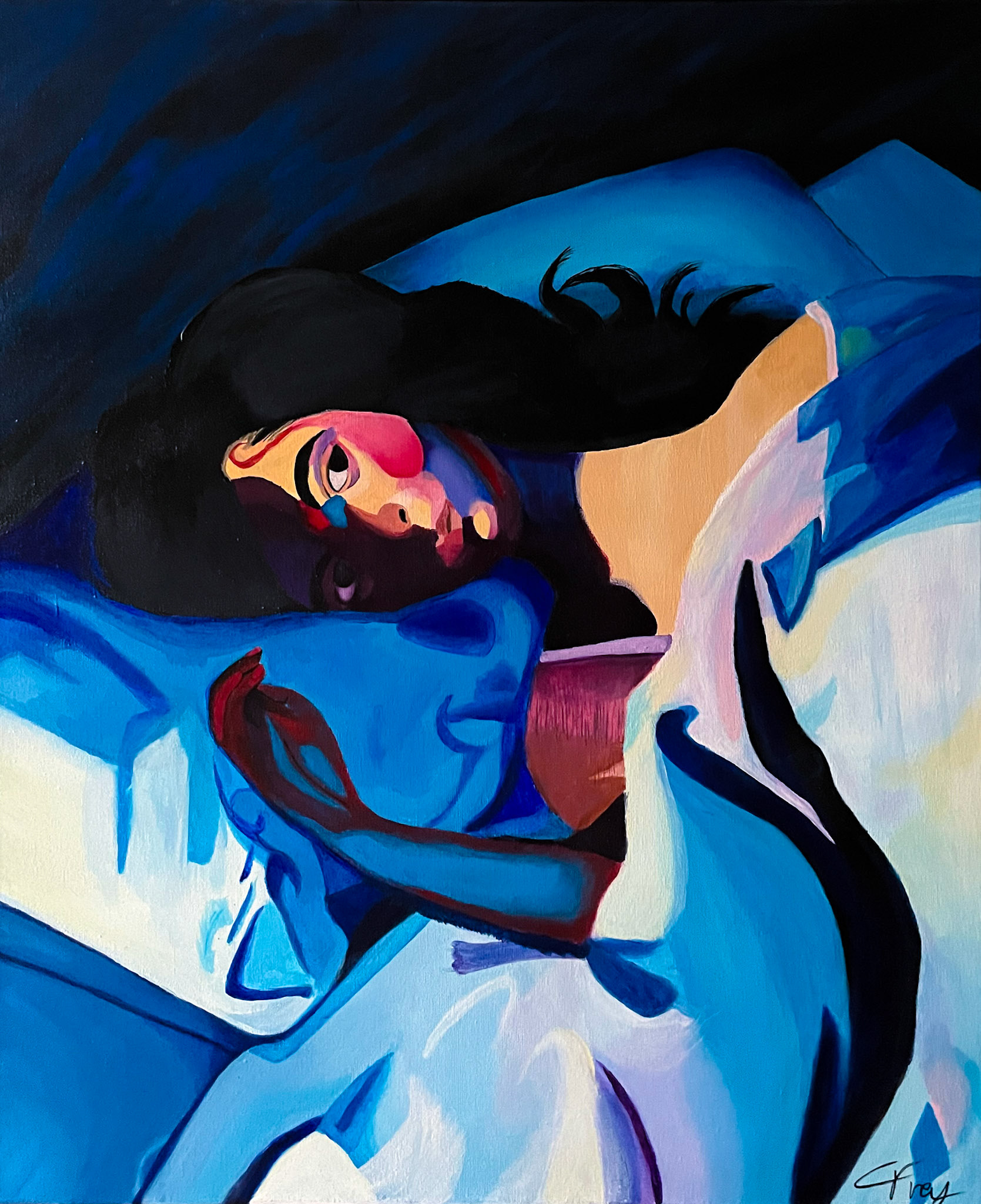 Acrylique sur toile, Sans Titre, 2020