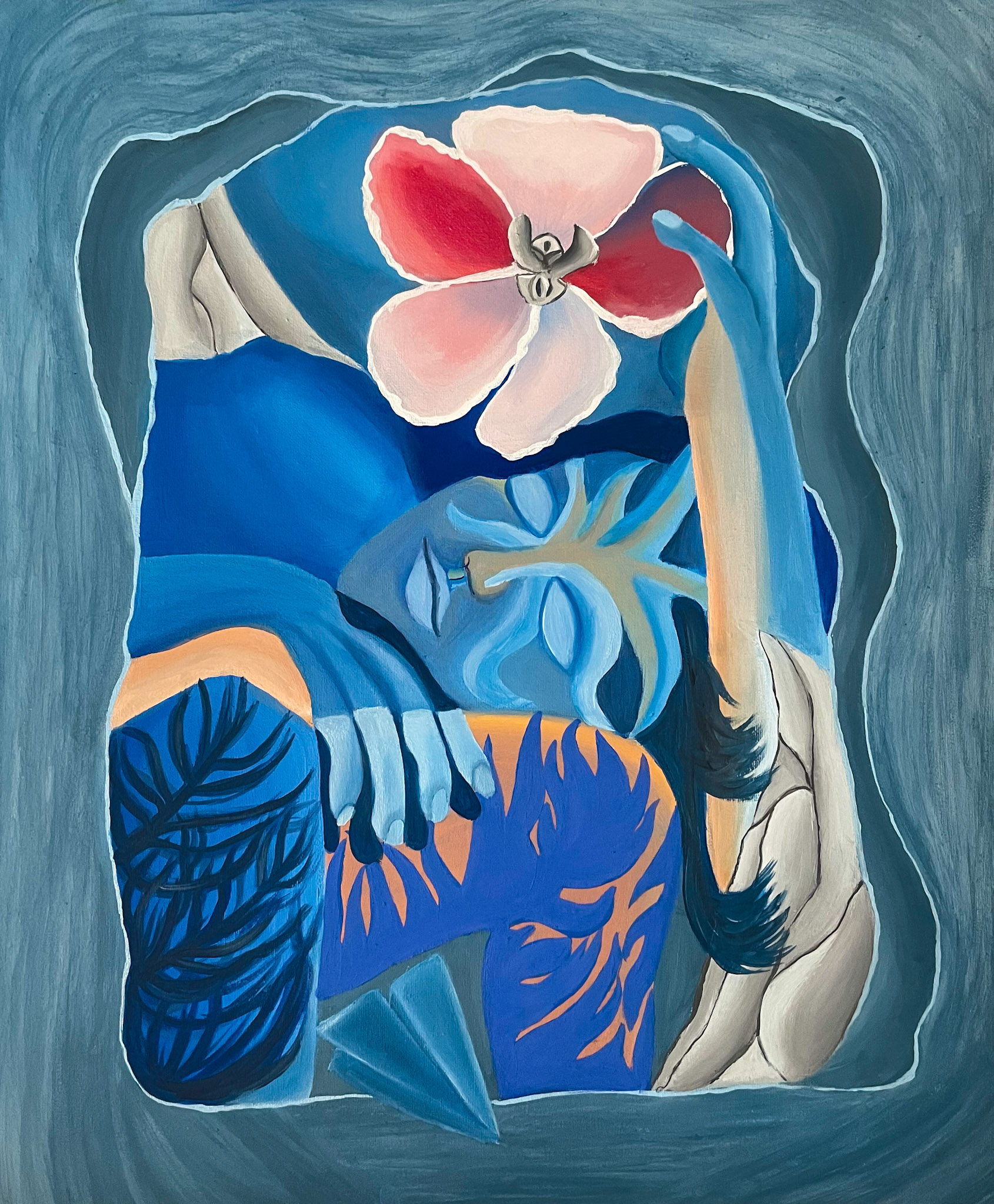 Huile sur toile, Sans Titre, 2021