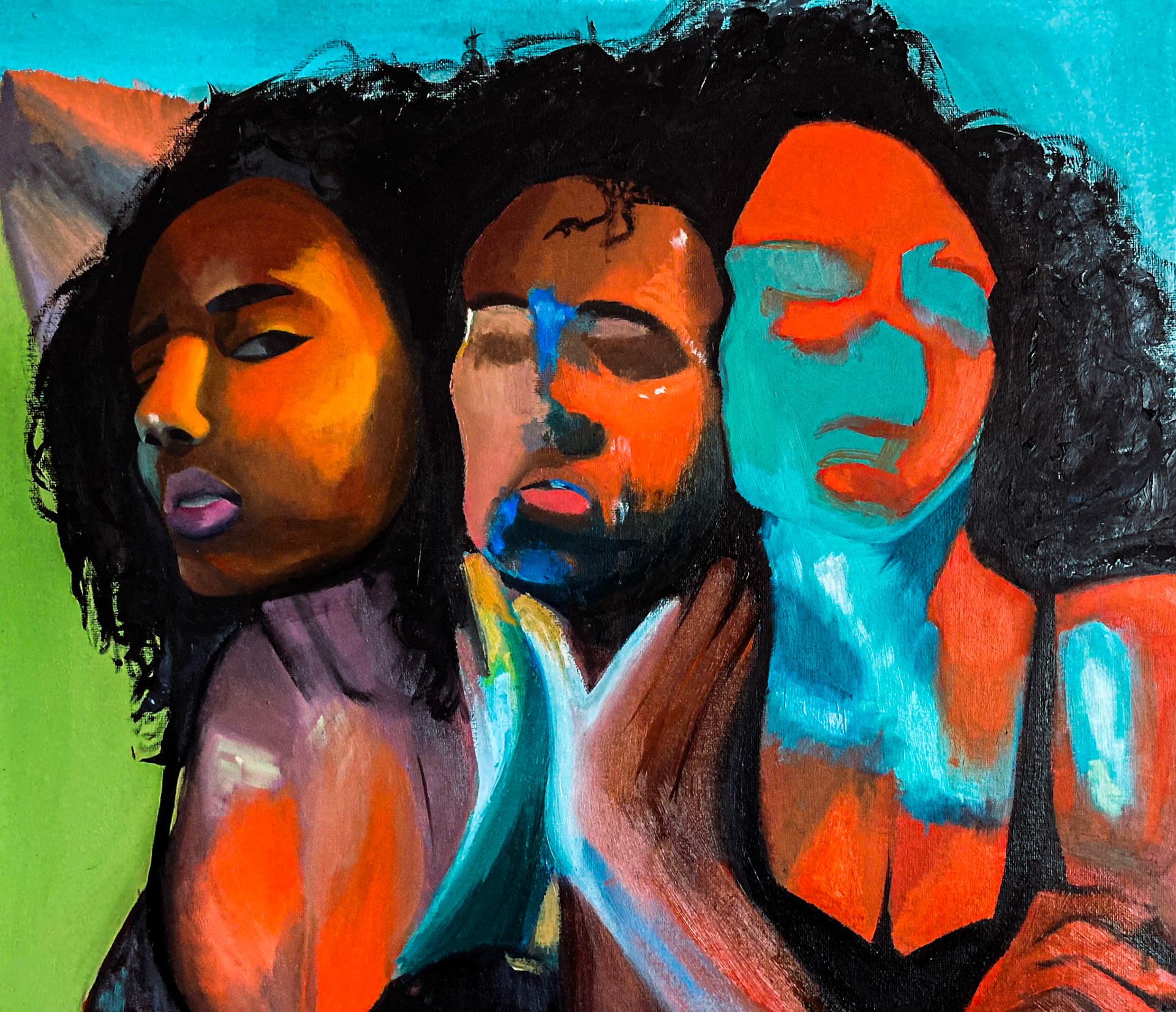 Huile sur toile, Sans Titre, 2022