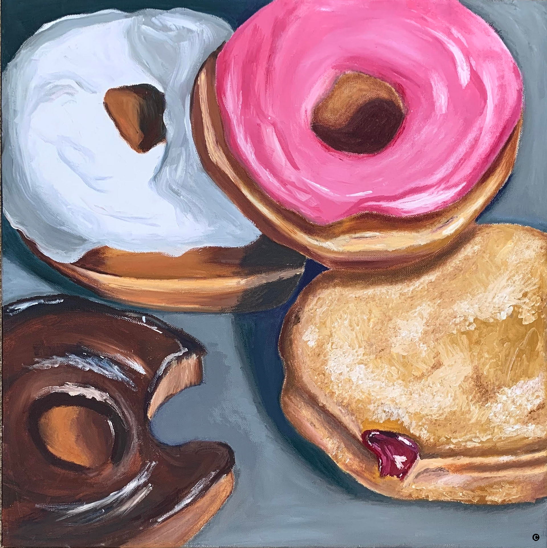 Oil Paint- Original work by Kelley MacDonald