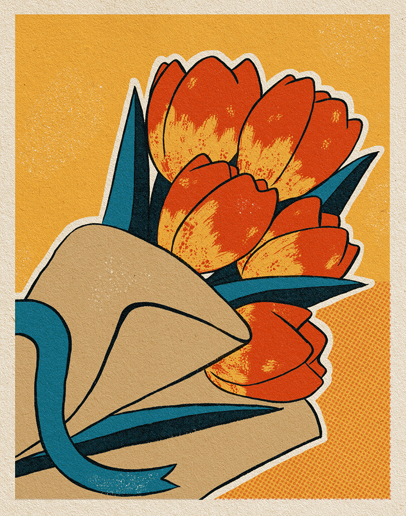 Peachtober day 1 - Tulip