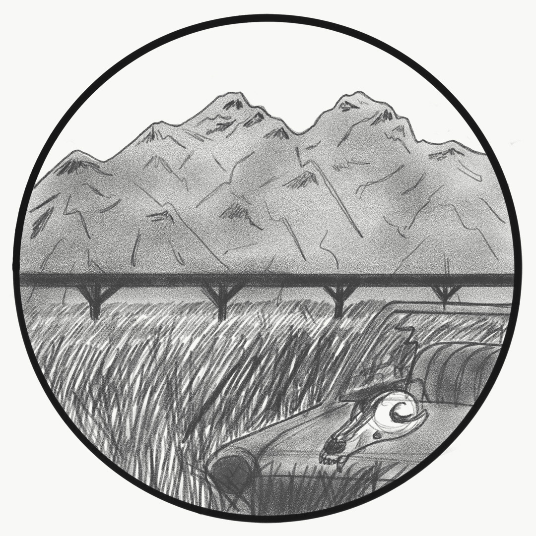 The Highway - Preparatory Sketch