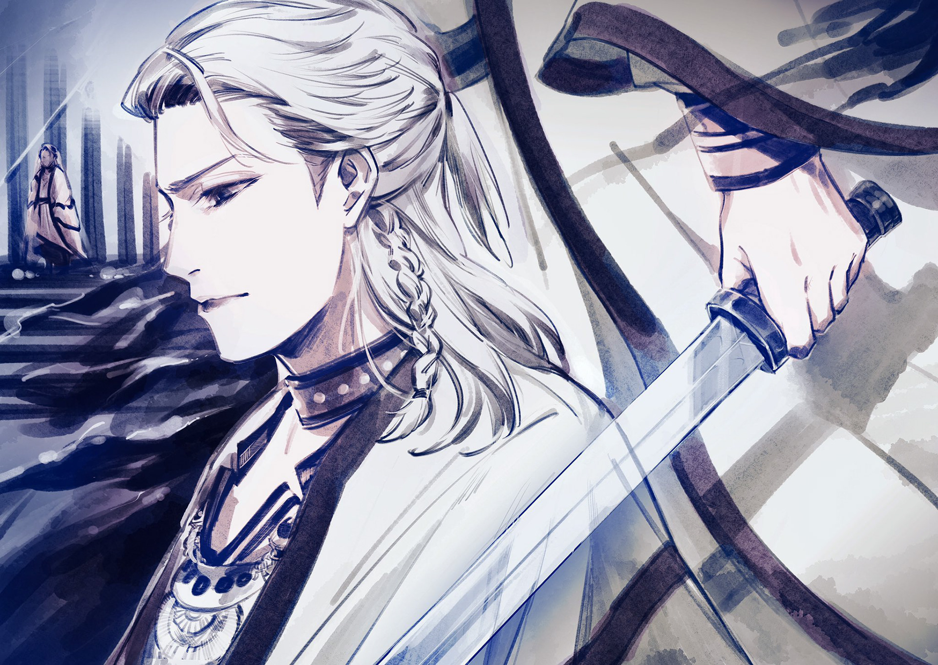 制作時間（ラフ～完成）:約7時間  使用ツール:ClipStudio EX,Adobe Lightroom