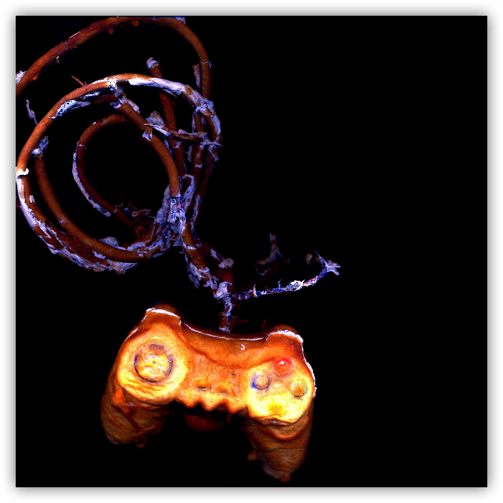 Mirko Credito PlayStation-Sony-Joypad-fried-art-Mirko-Credito-Giclée-Print