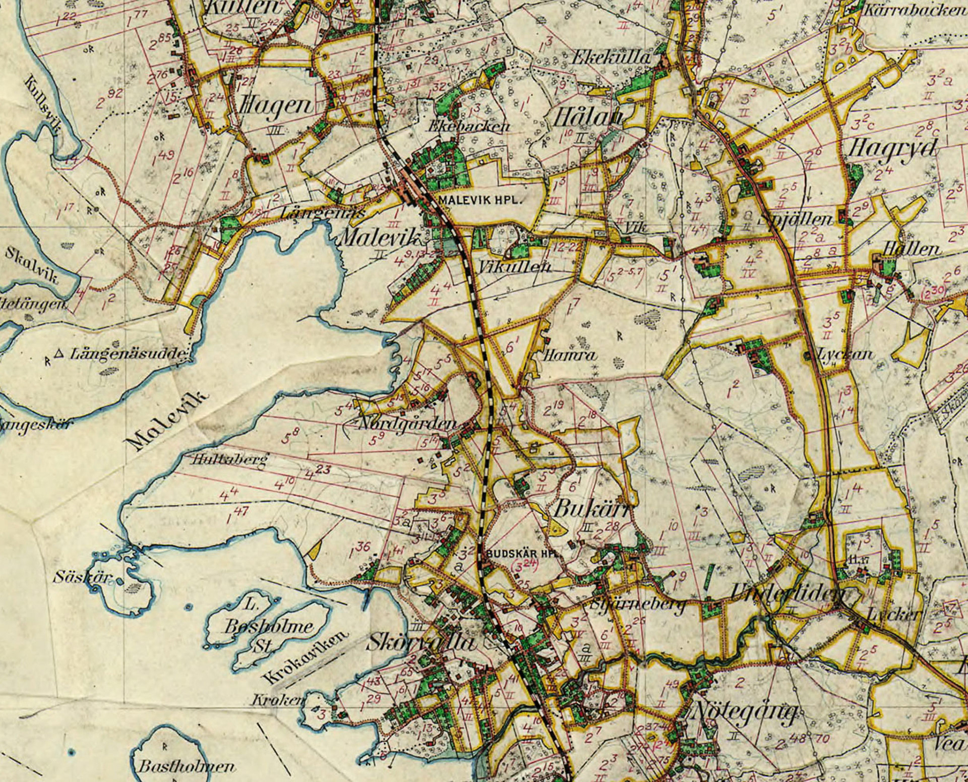 Karta Bukärr 1920