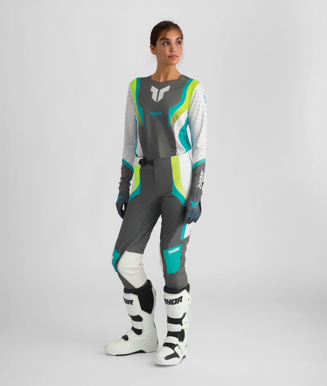 Sportmode "Velocity" - Grey/Aqua