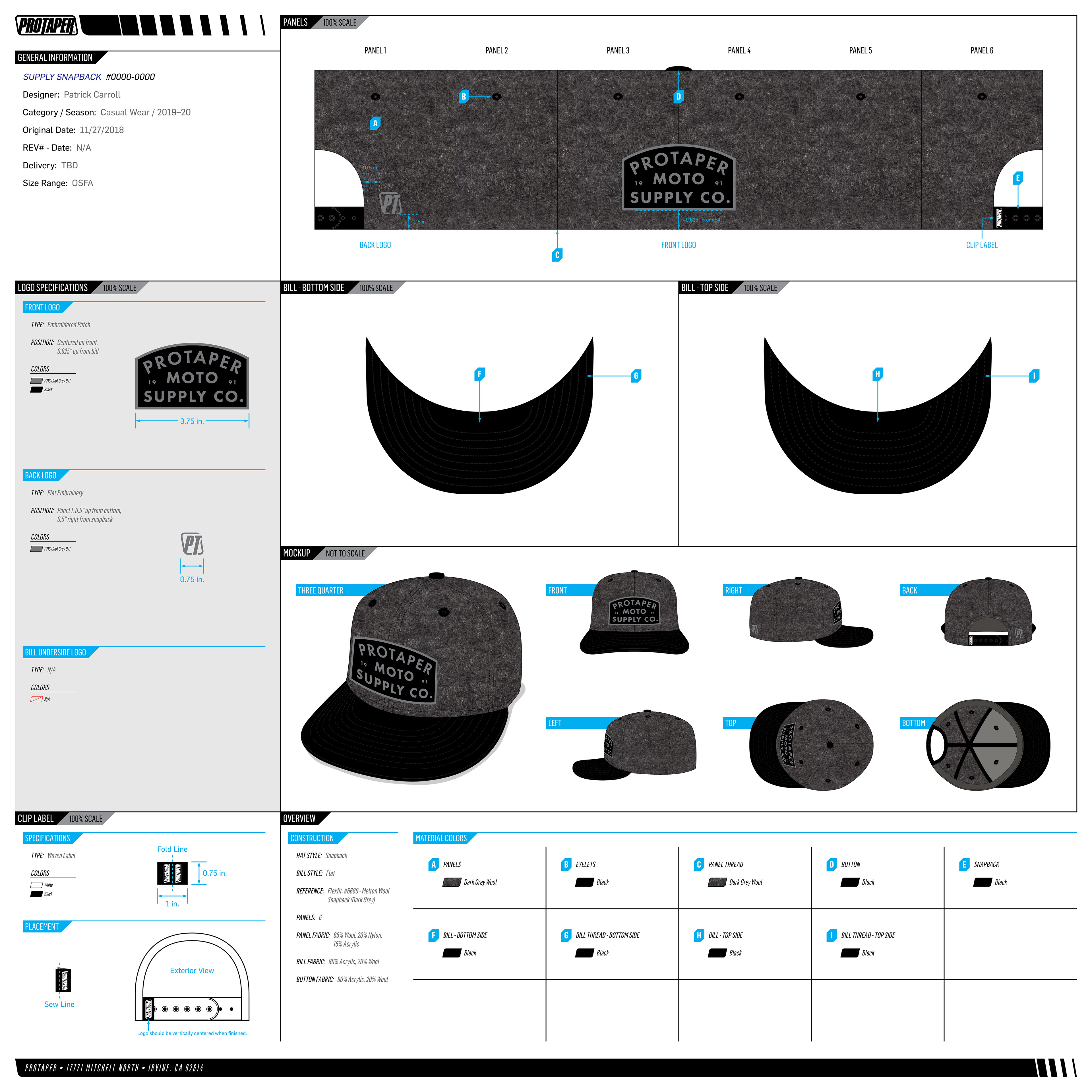 Supply Snapback Tech Pack