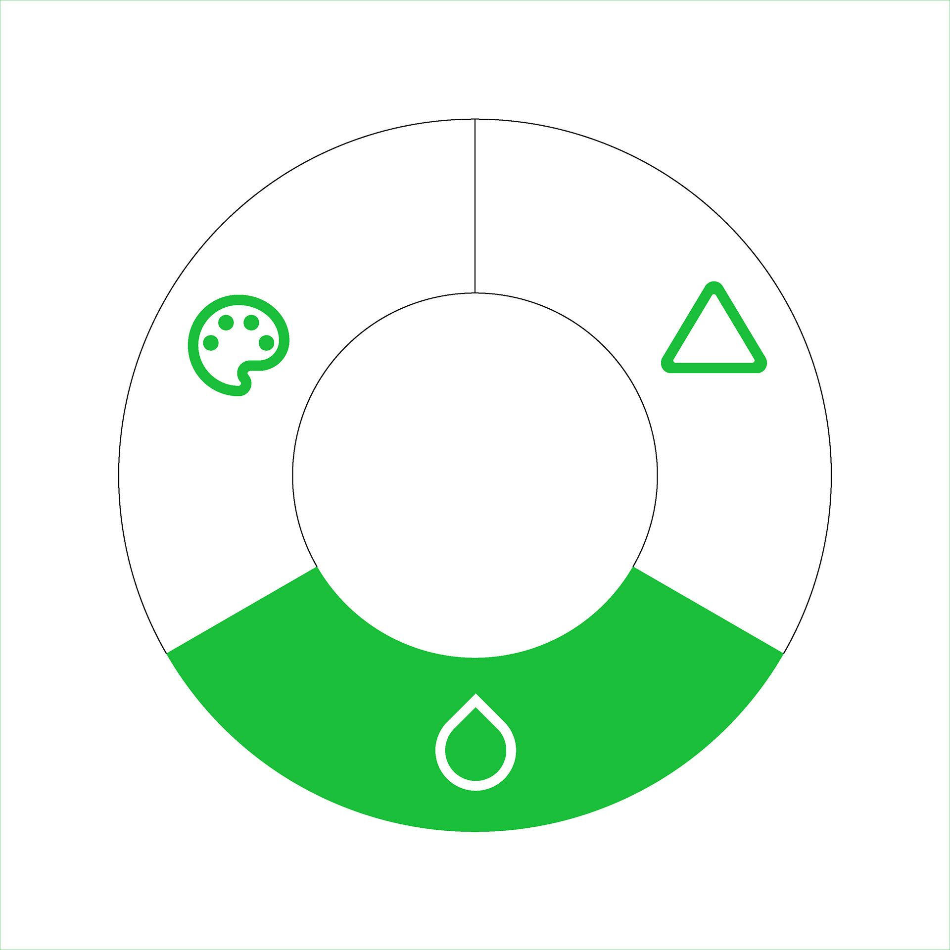 Radial menu diagram - Sculpt