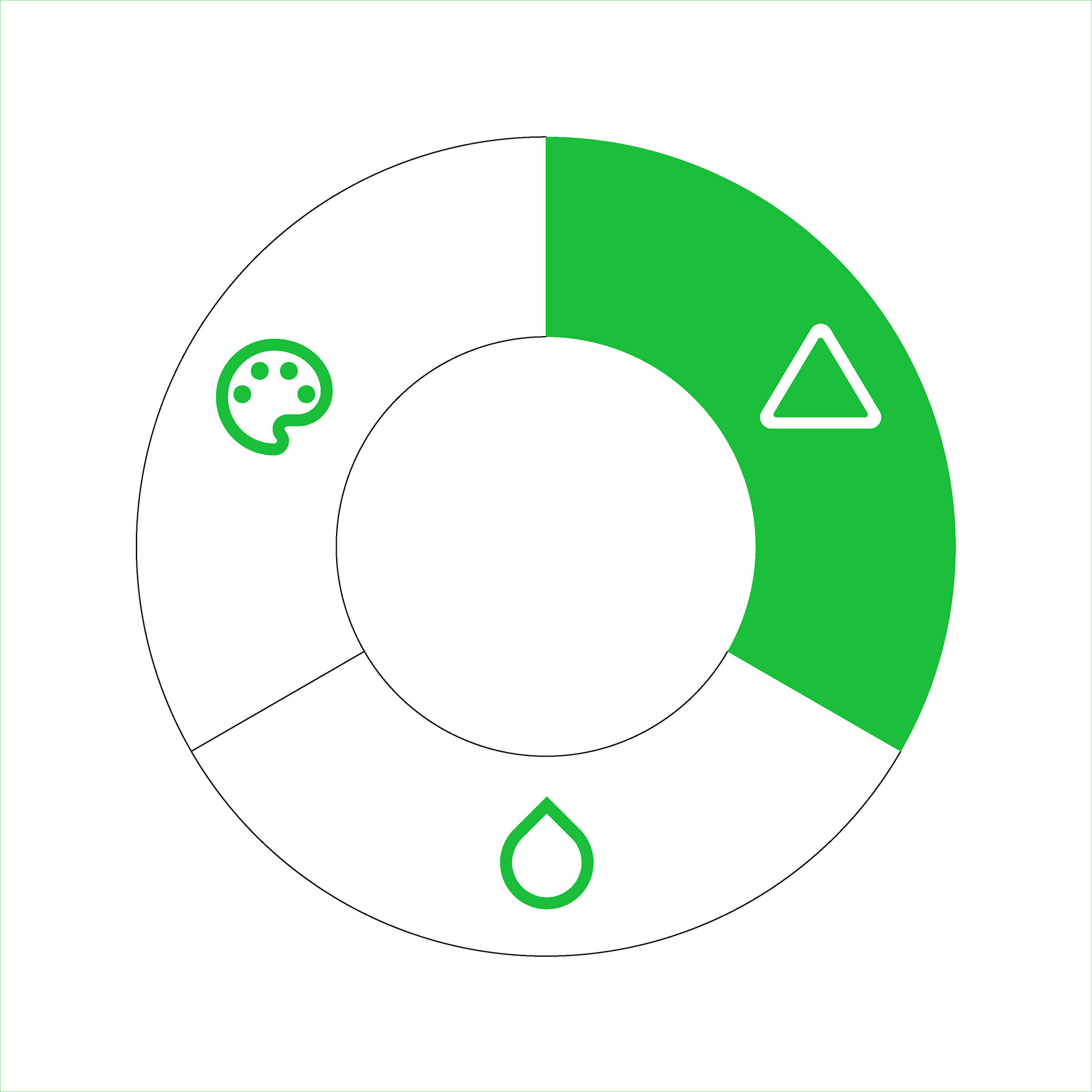 Radial menu diagram - Create