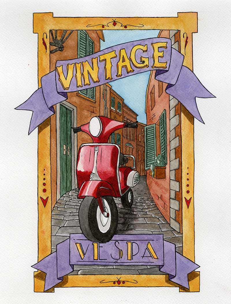 VINTAGE VESPA