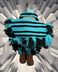Native American doll   BACK