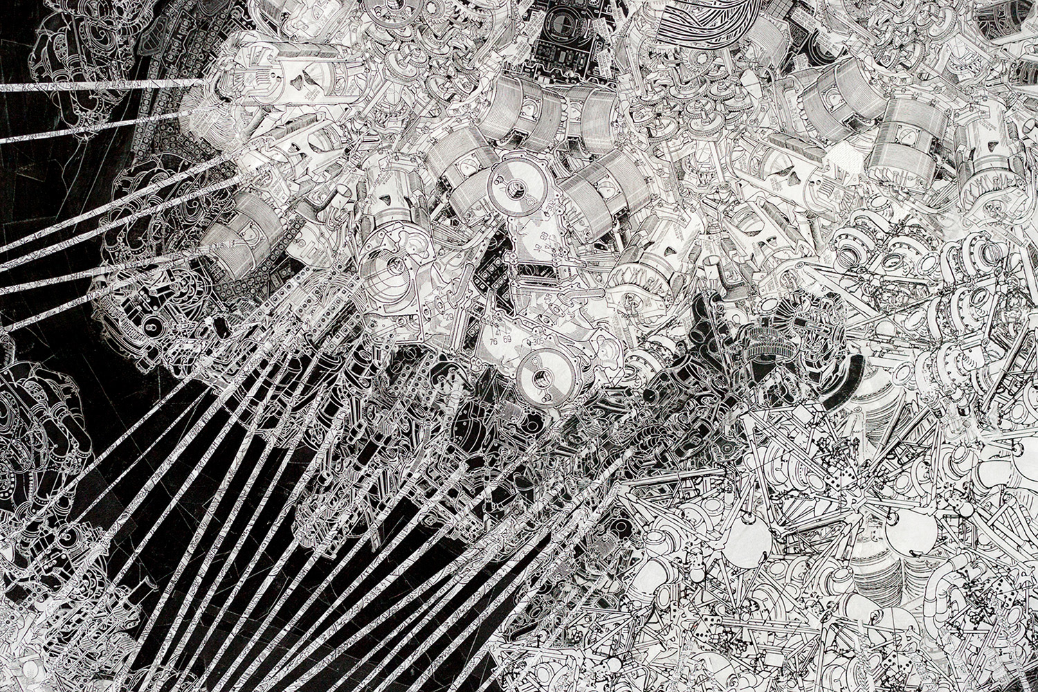 Cataract of Multnomoah Falls Detail