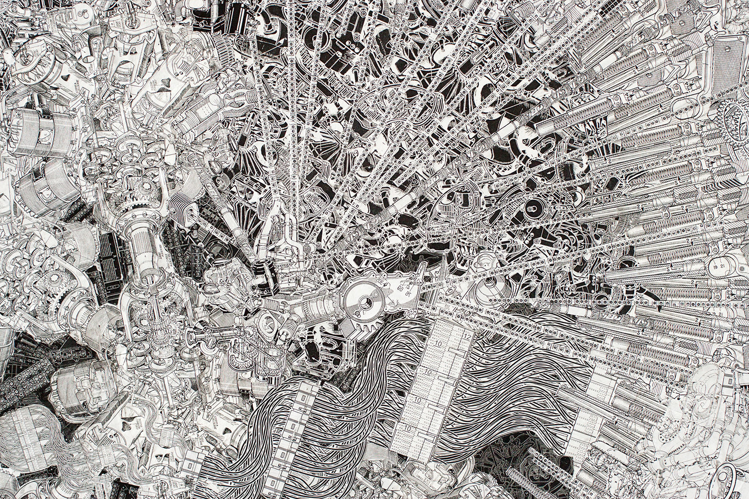 Cataract of Multnomoah Falls Detail