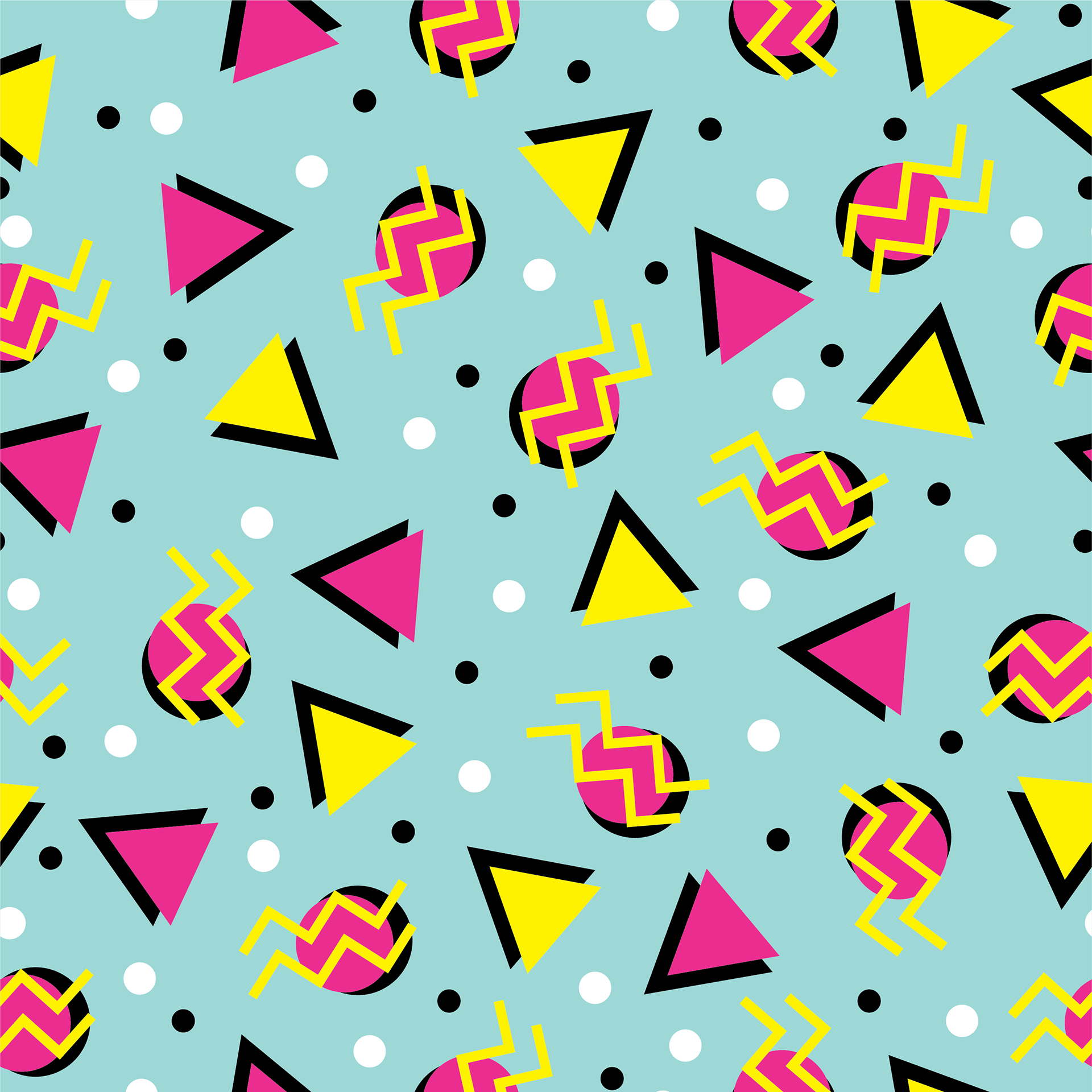 Memphis seamless pattern (2021)