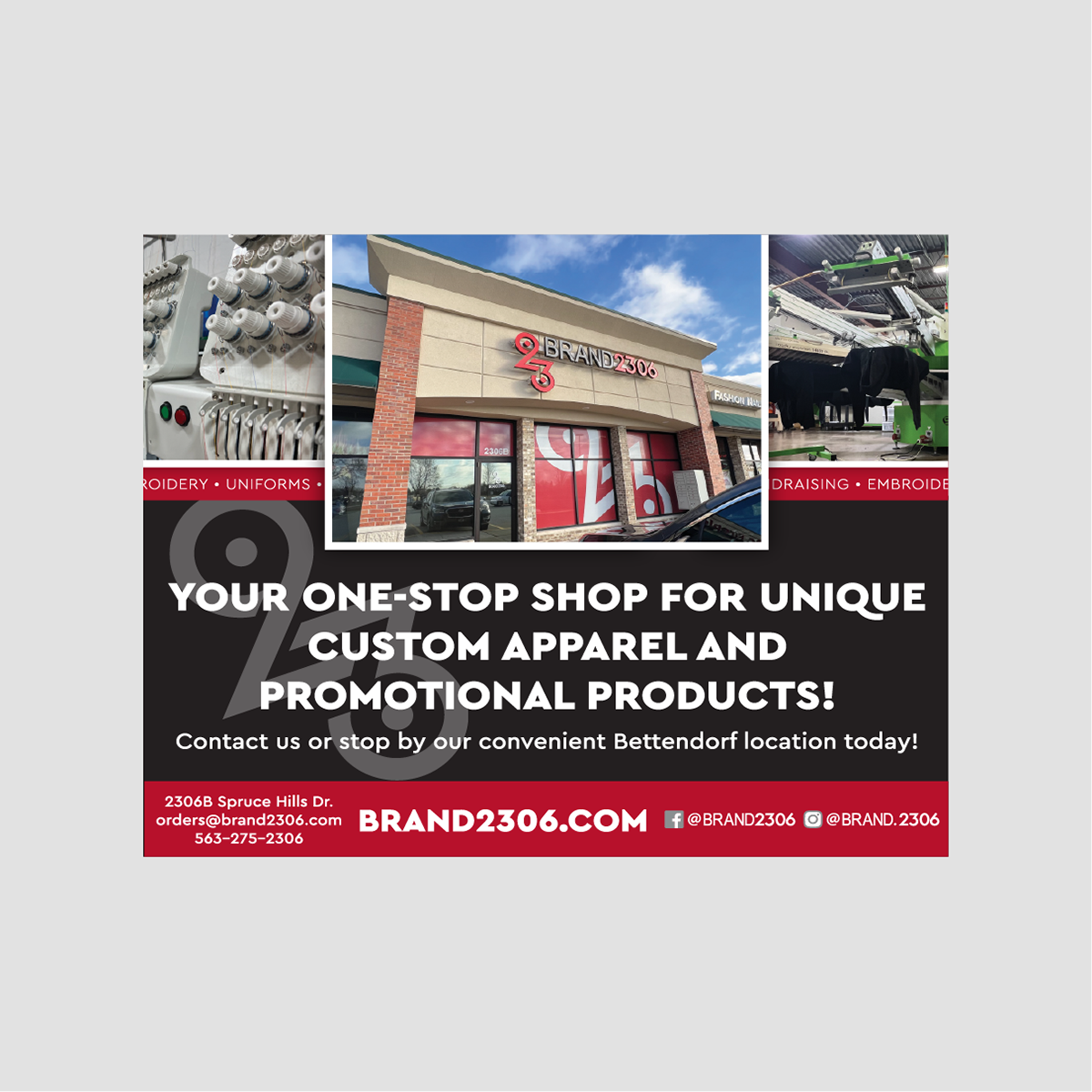 Brand2306 print ad (2023)