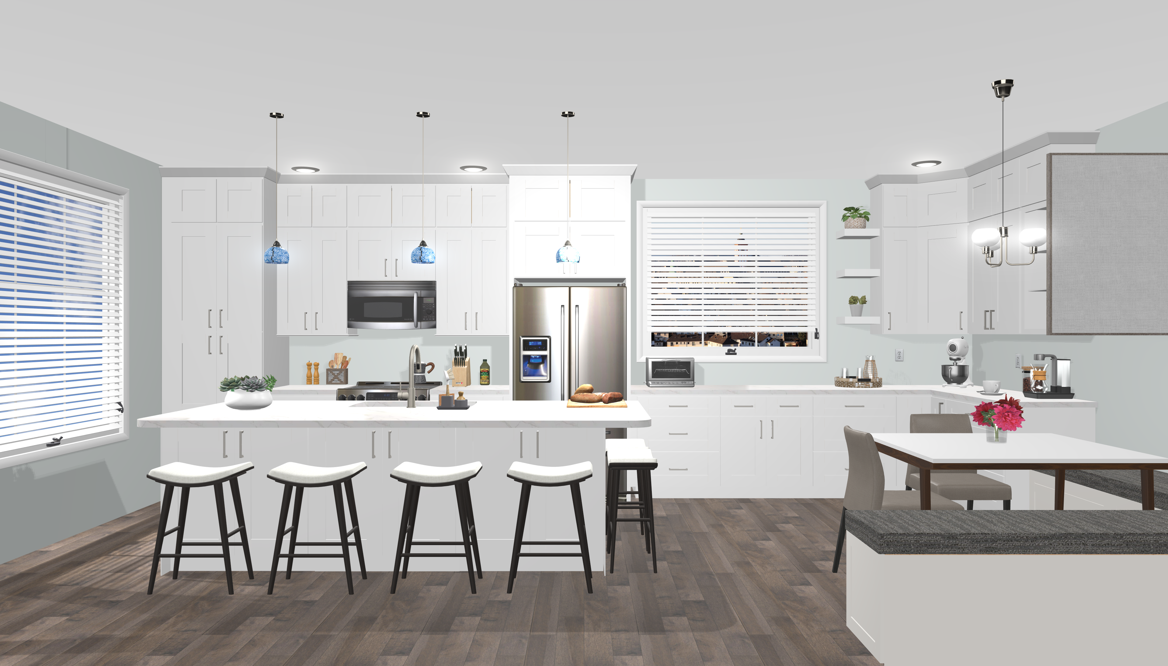 Beautiful functional kitchen for busy family