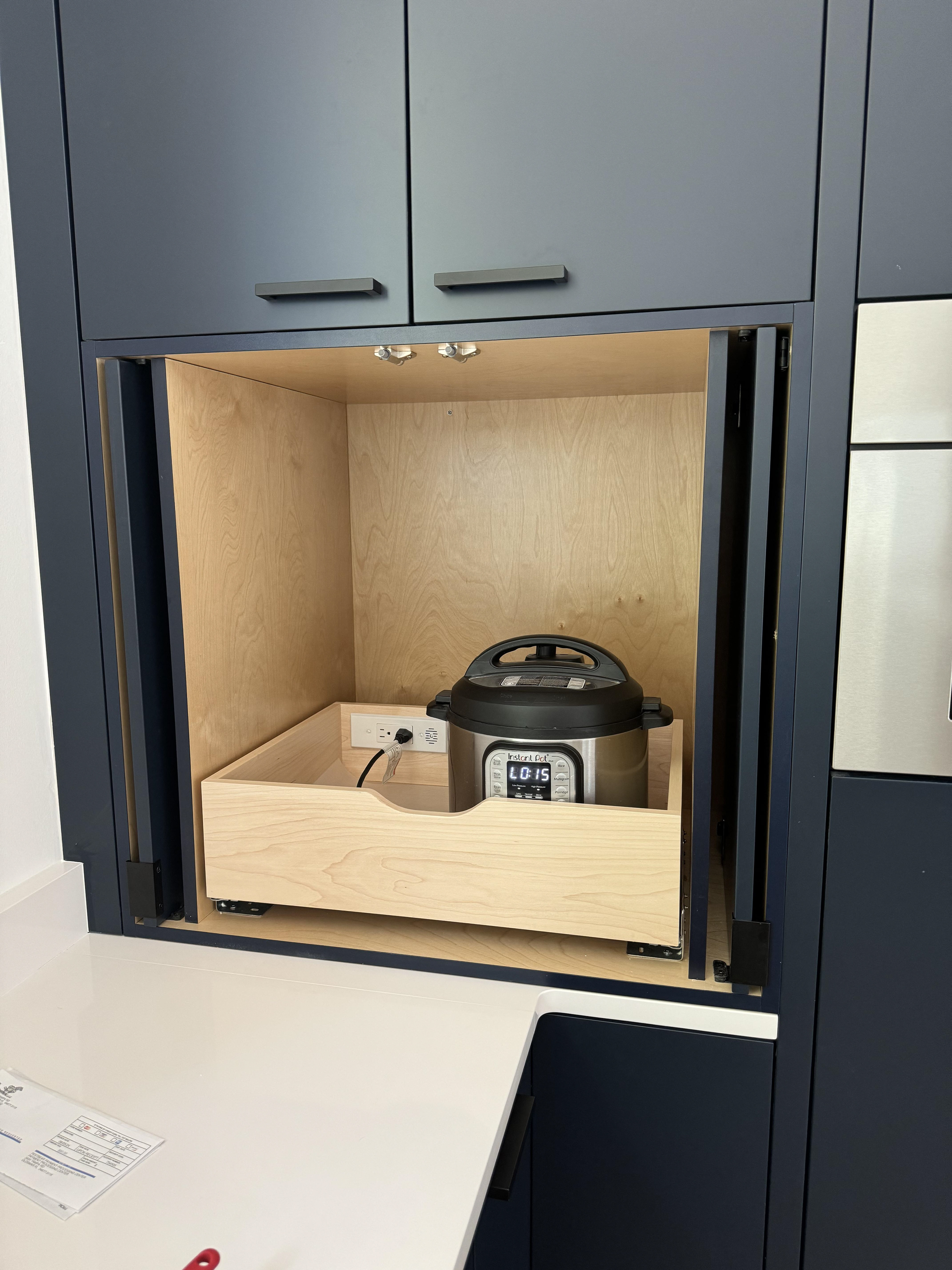 Built in corner cabinet