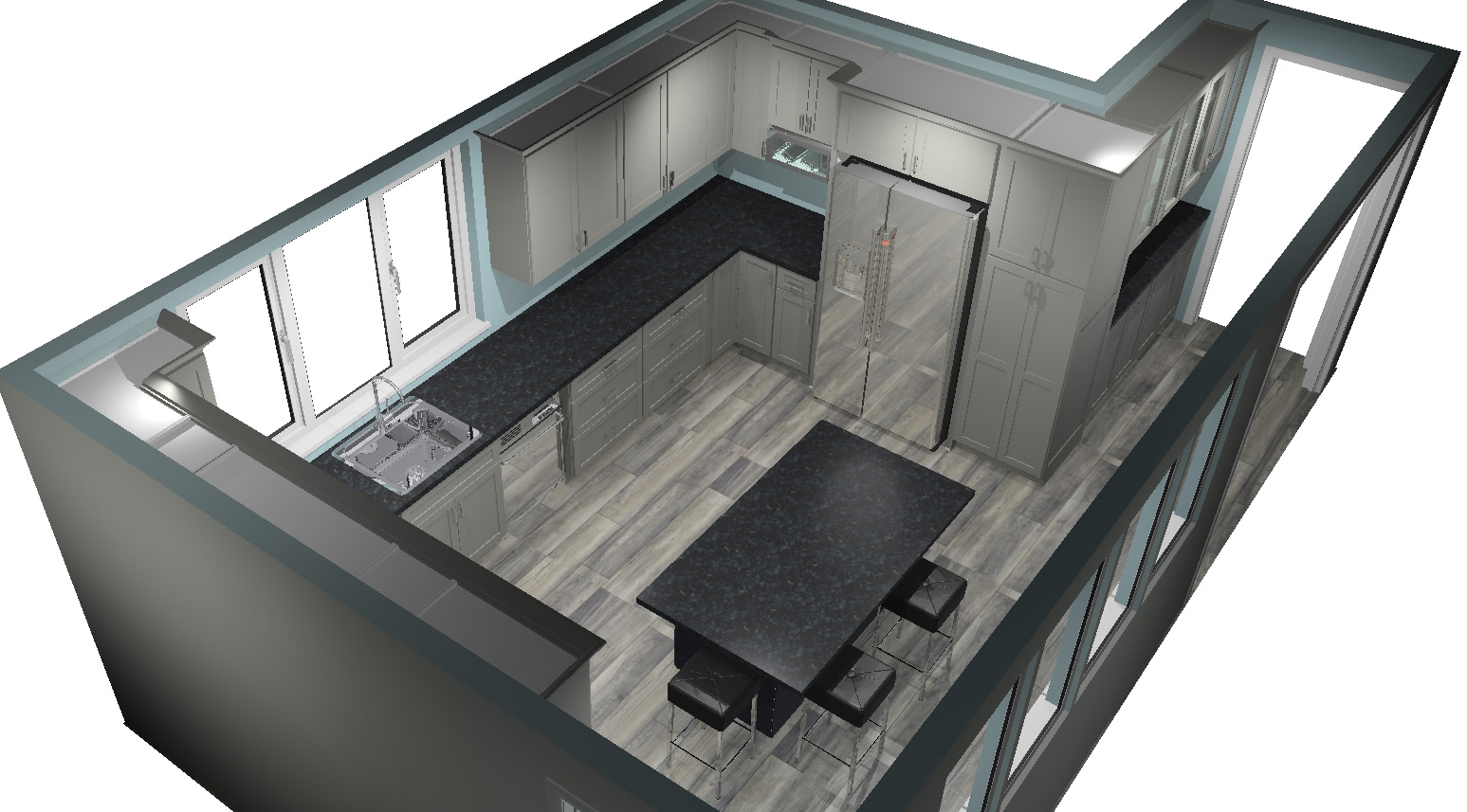 Jet Mist Granite Countertops