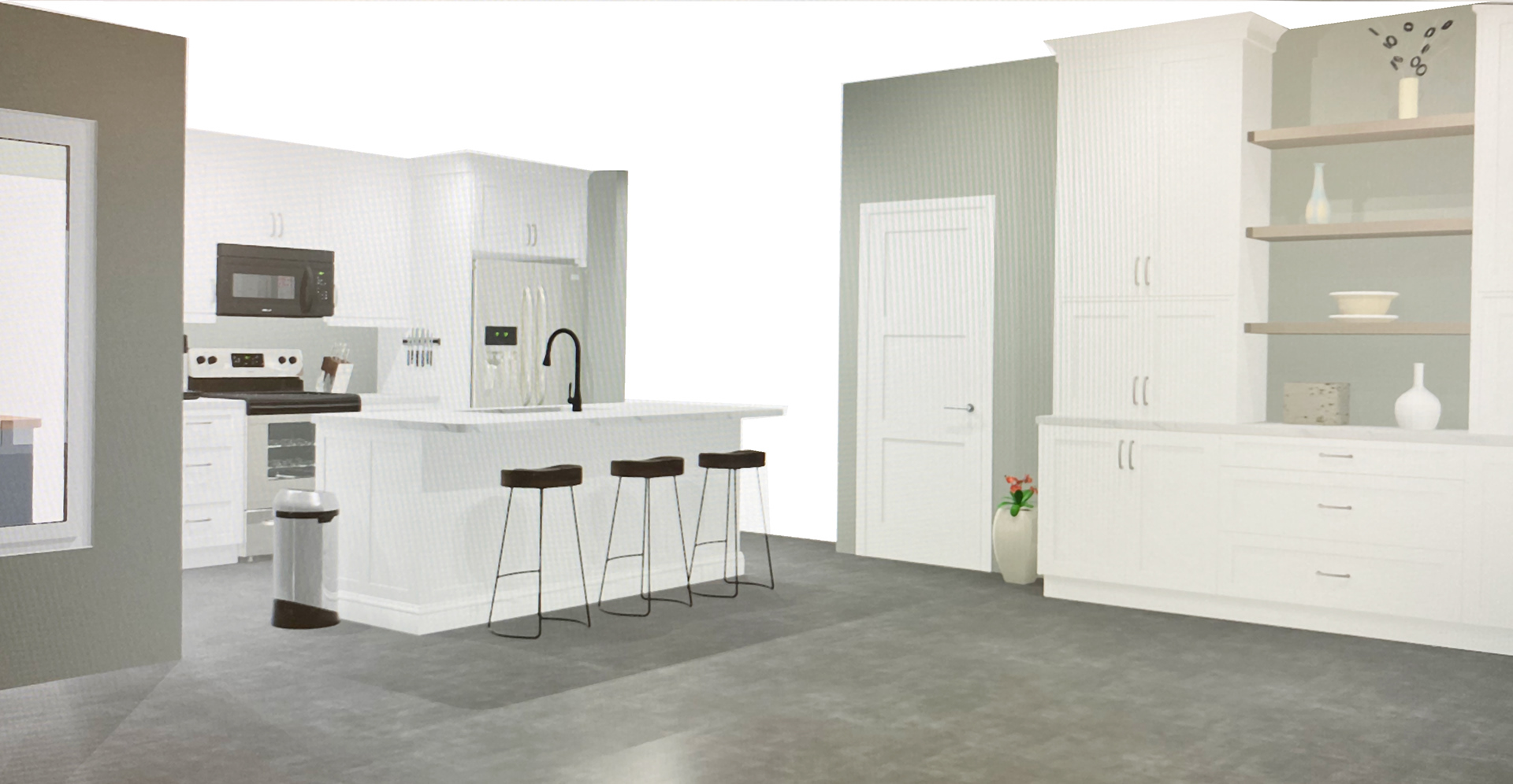 Palm Harbor Kitchen & Living Room Remodel