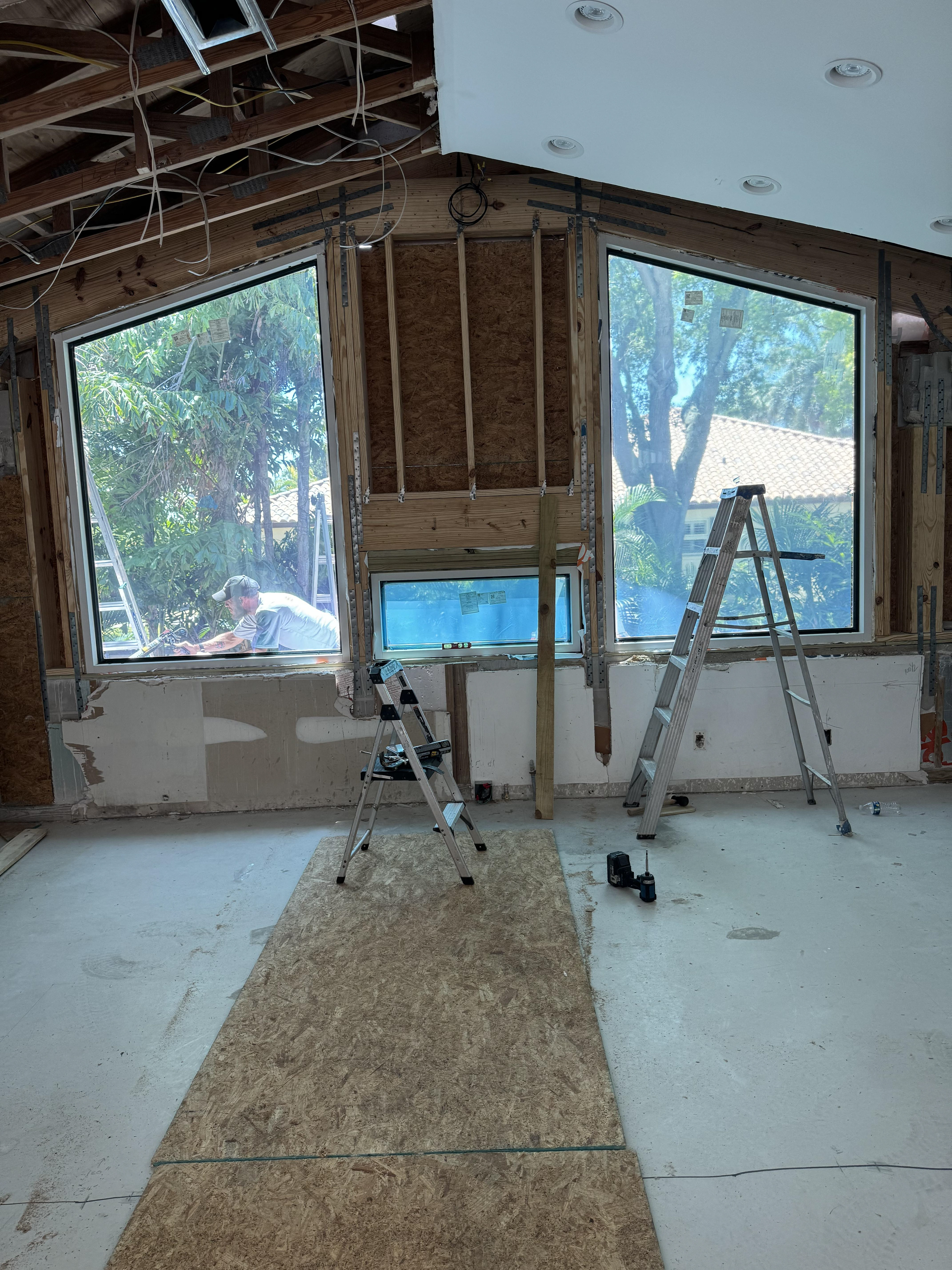 Full tearout - wall removed