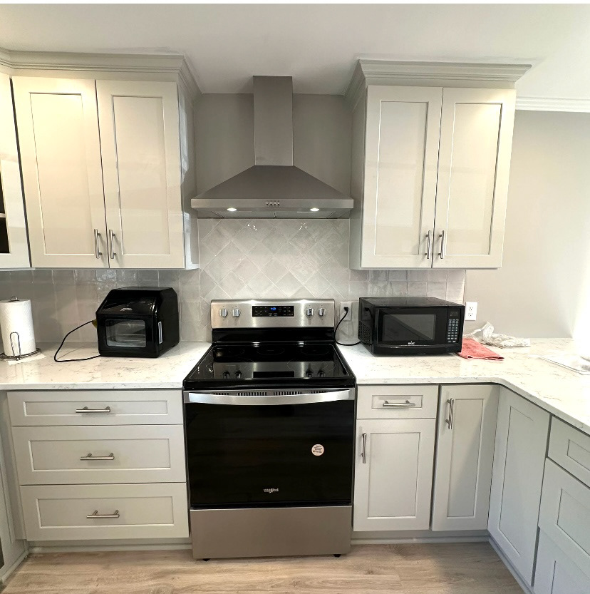 Remodel Photo - new range location