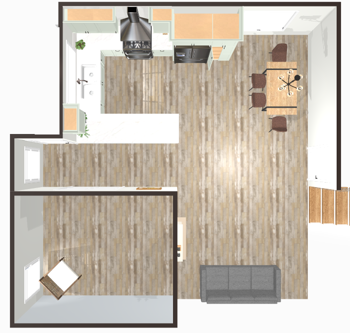 Overview of redesigned space