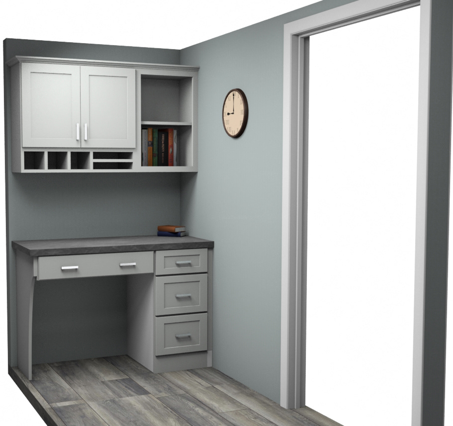 Office area off kitchen