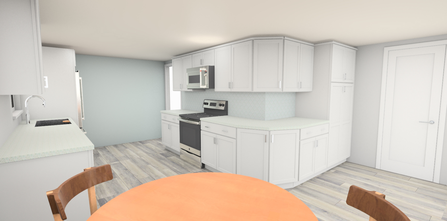 Kitchen expansion & bath addition