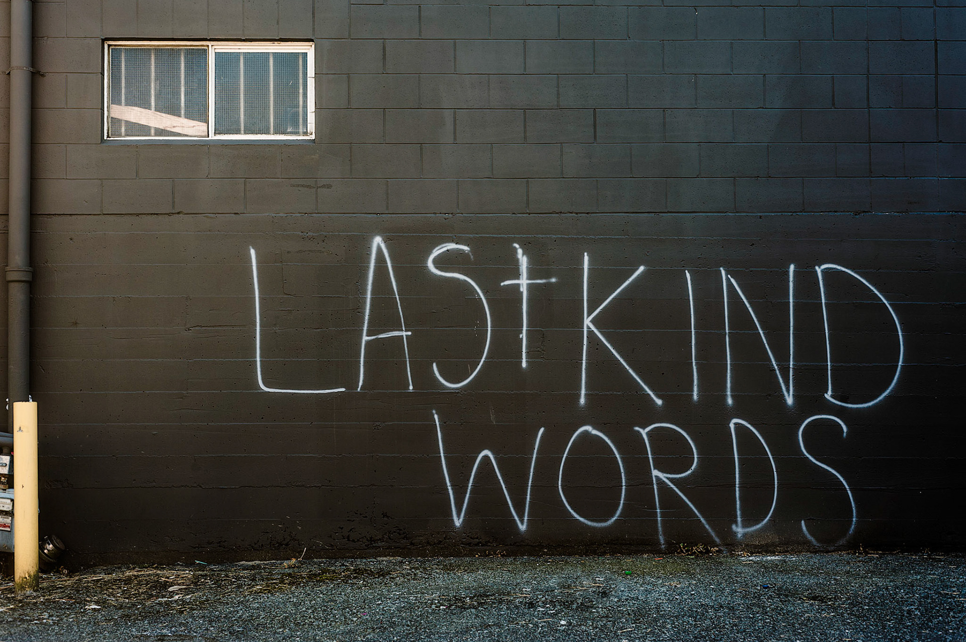 The alley behind the school where I teach has been getting cleaned up lately. The tenants are changing and the alley is looking a whole lot different. Tonight, as I was riding down the alley before class, I encountered a new tenant telling the old 'tenants' that they could no longer sleep in the entrance way to the building.  The man under the blanket grumbled something at the man. I don't think they were so kind, nore do I think they were his last.  His choice sleeping area is just left of this, now covered, NoGraffito.