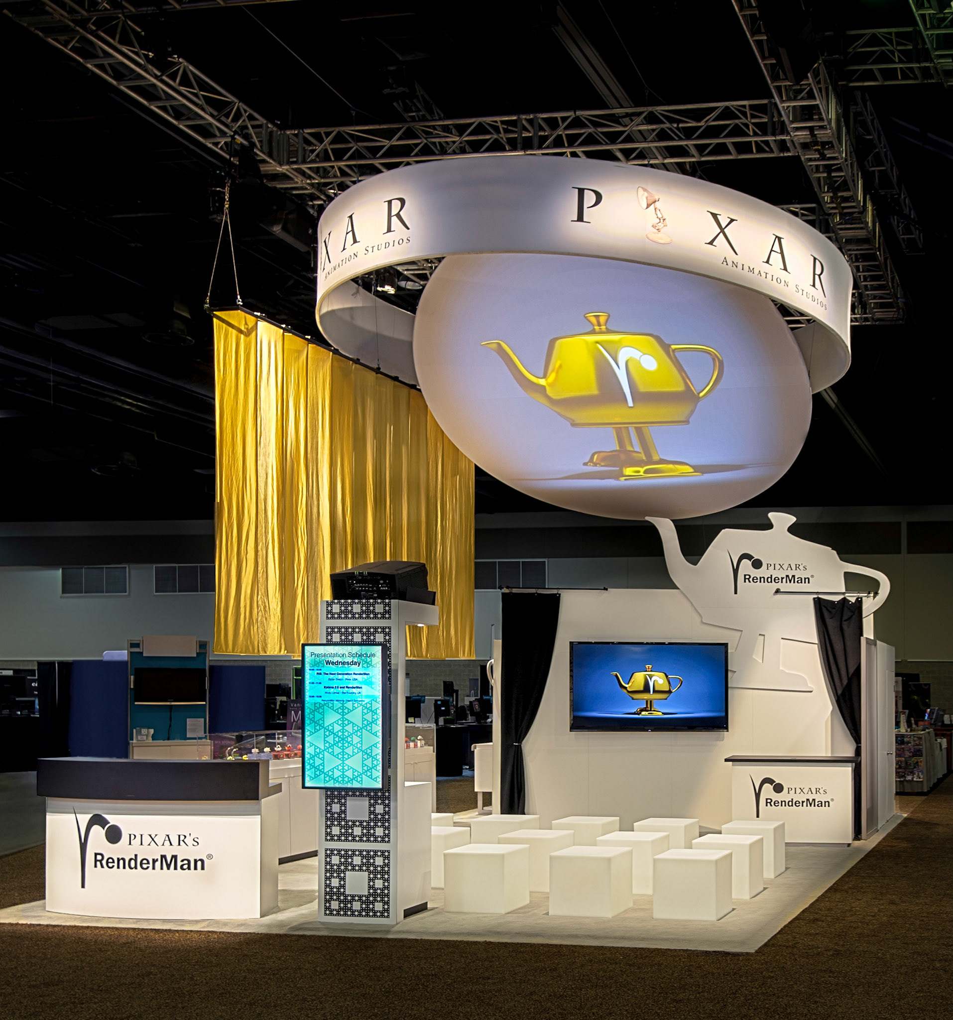 Pixar Booth at Siggraph 2014 for Group Delphi