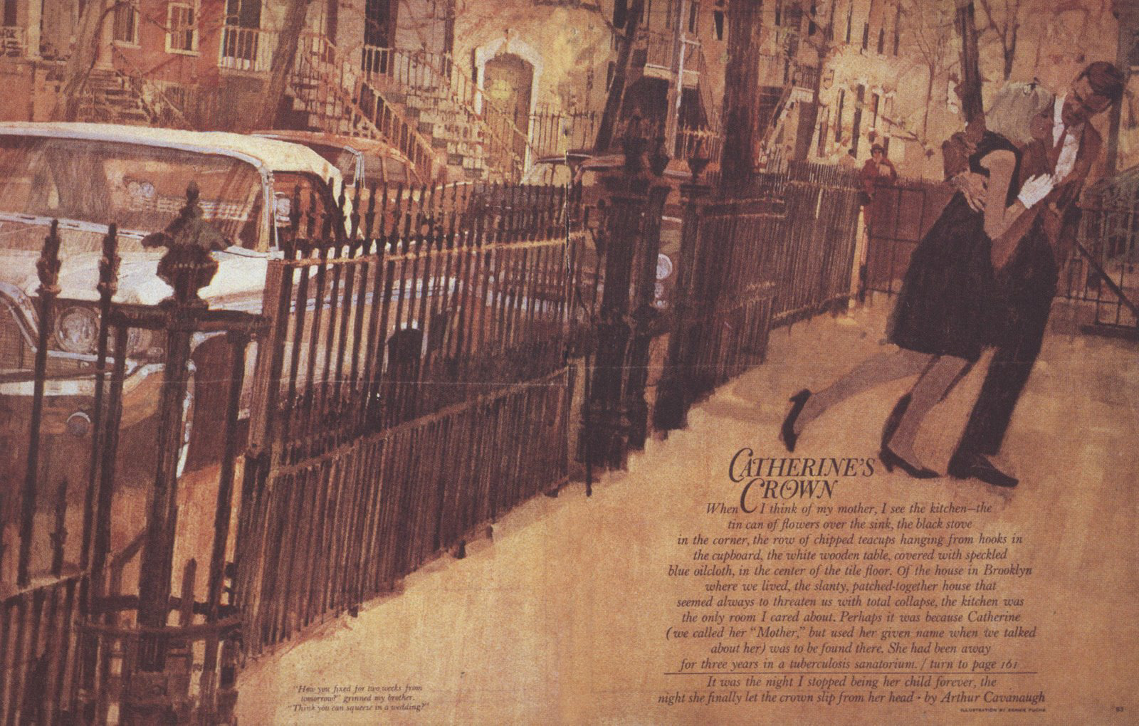 Bernie Fuchs Illustration as the main reference in visual language