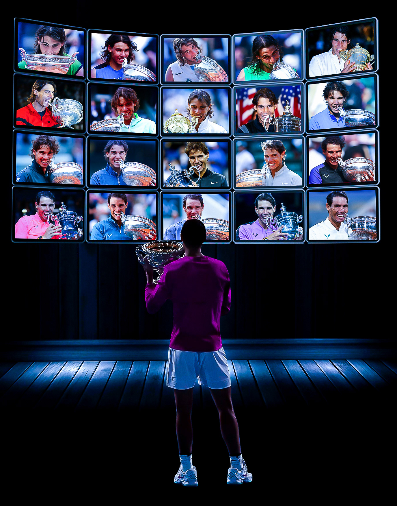Rafael Nadal 21 Slams