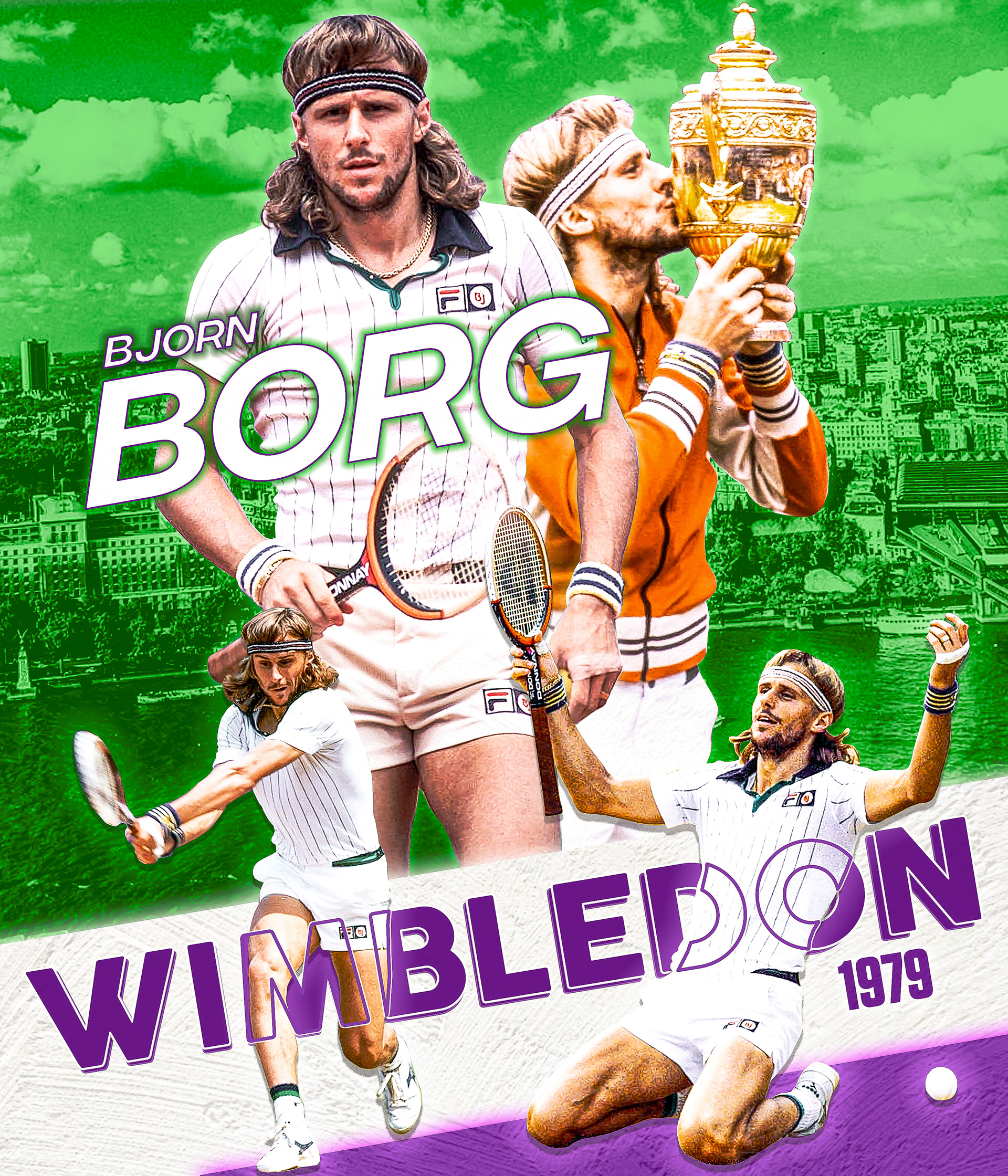 Bjorn Borg 1979 Wimbledon Tribute