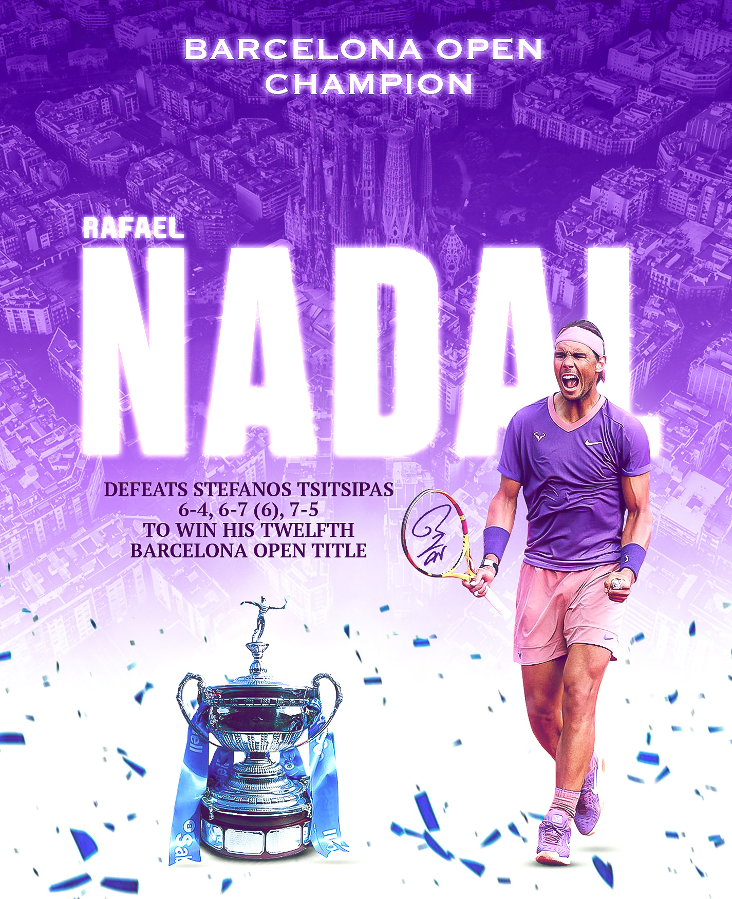 Rafael Nadal Barcelona Open Champion