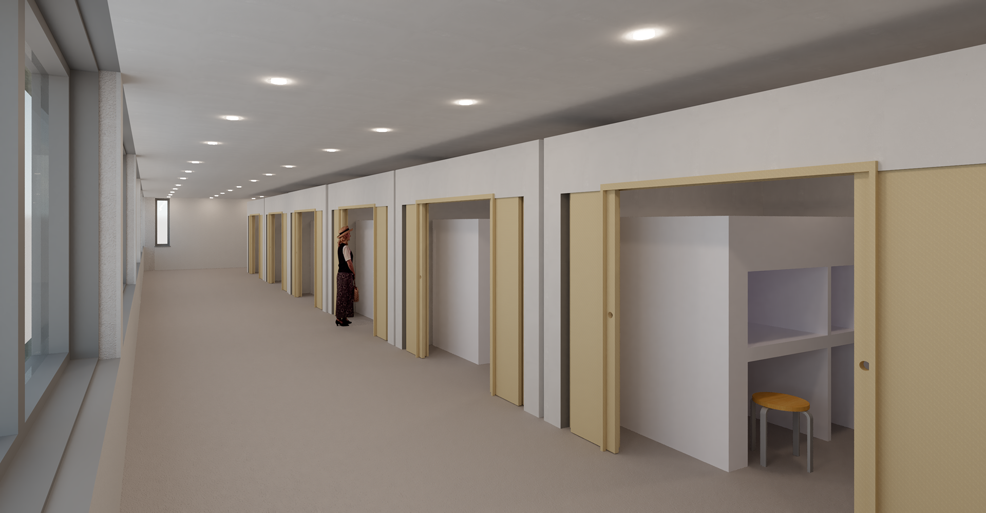 L3 Communal Living Spaces : 'LIVING CUBE' Design