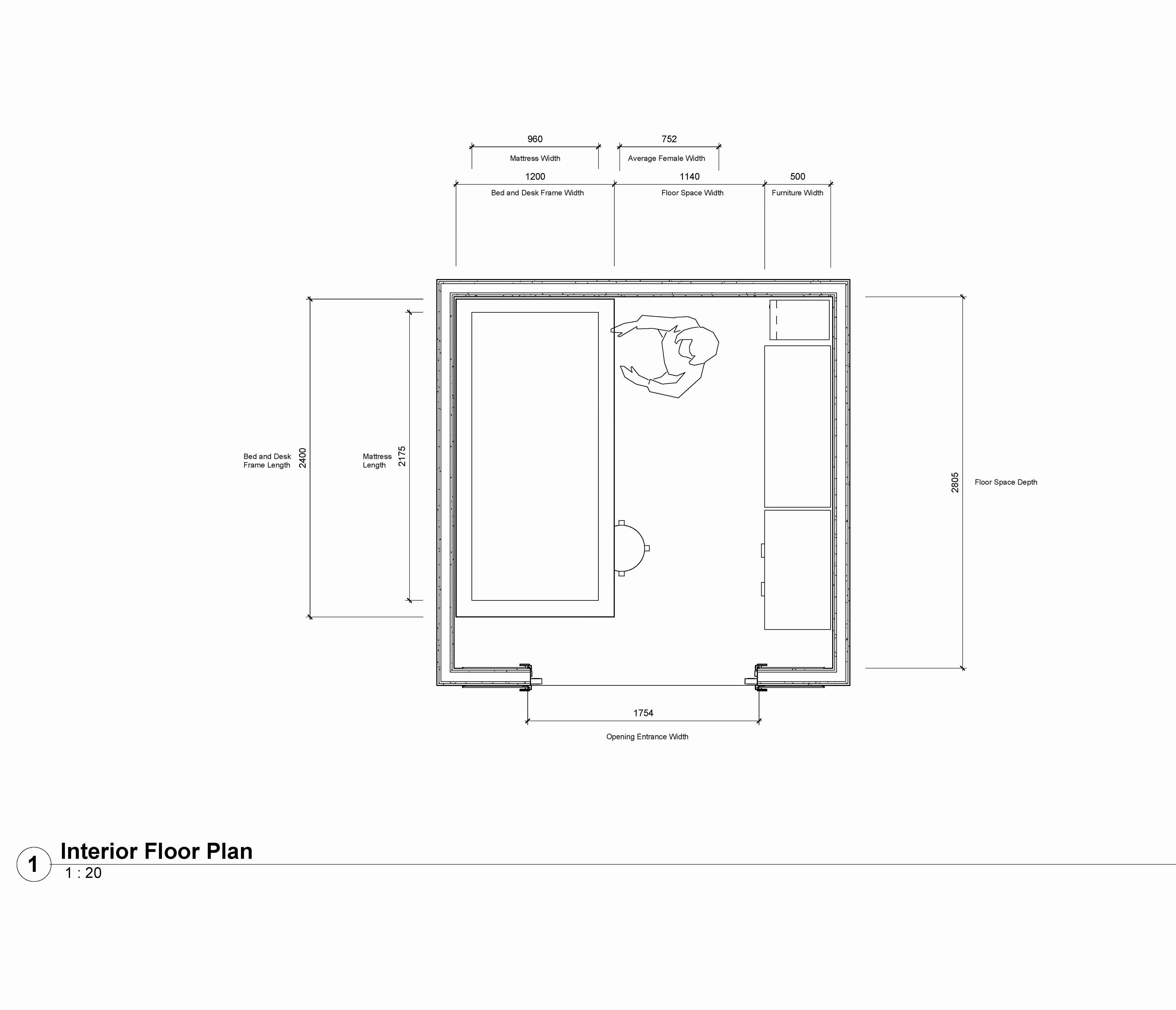 TECHNICAL DRAWING: CUBE FLOORPLAN