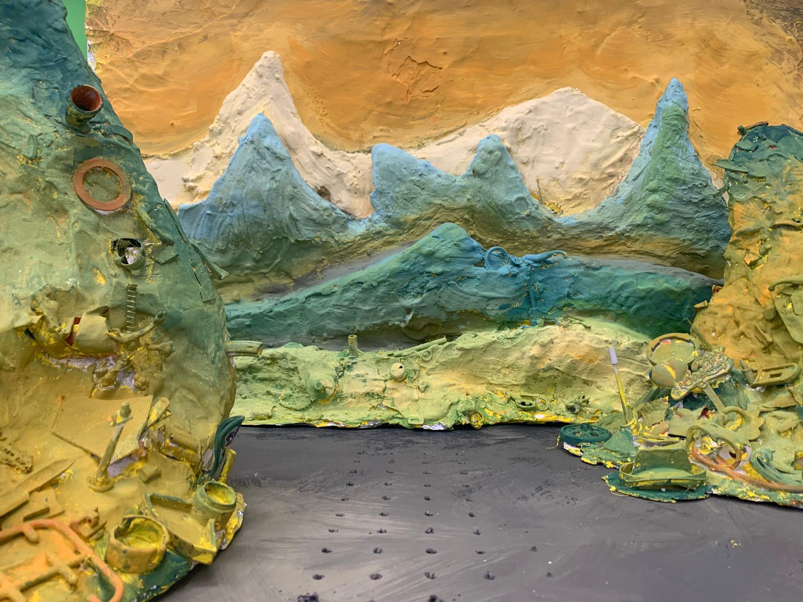close ups of painting