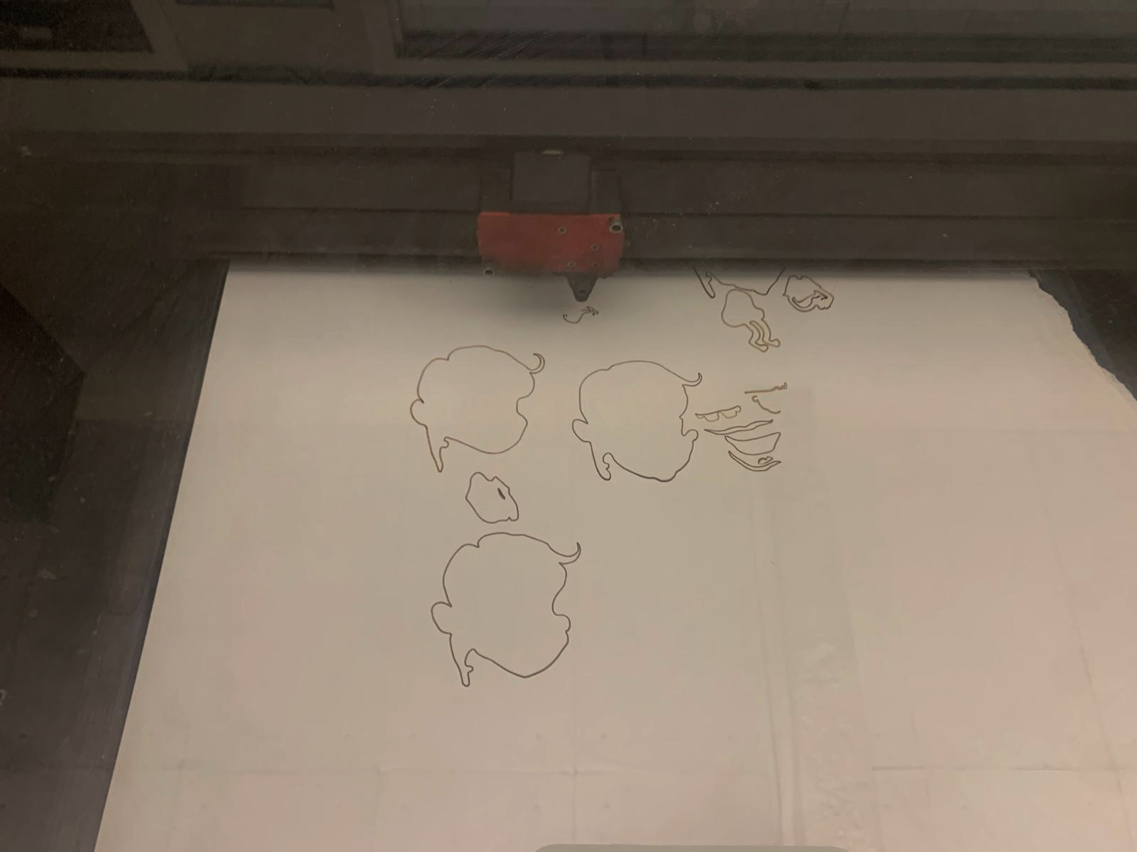 using laser cutter to create replacement animation puppets