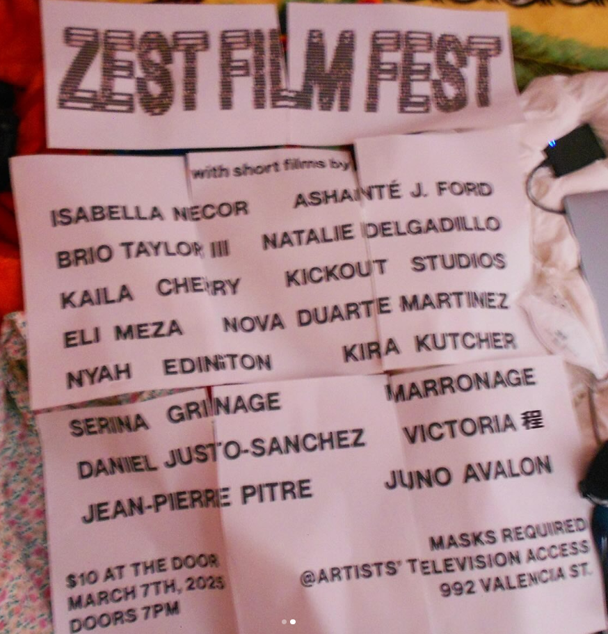 Screening at the Artist Television Access