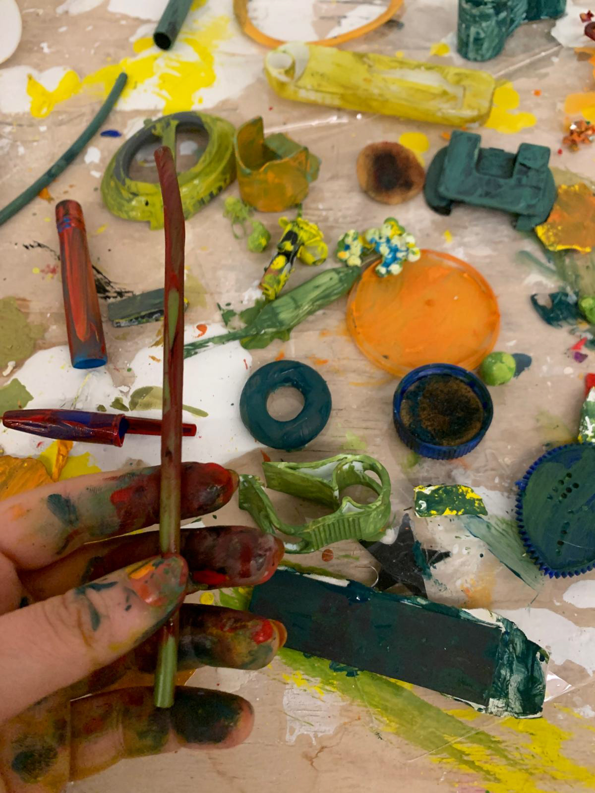 painting trash props