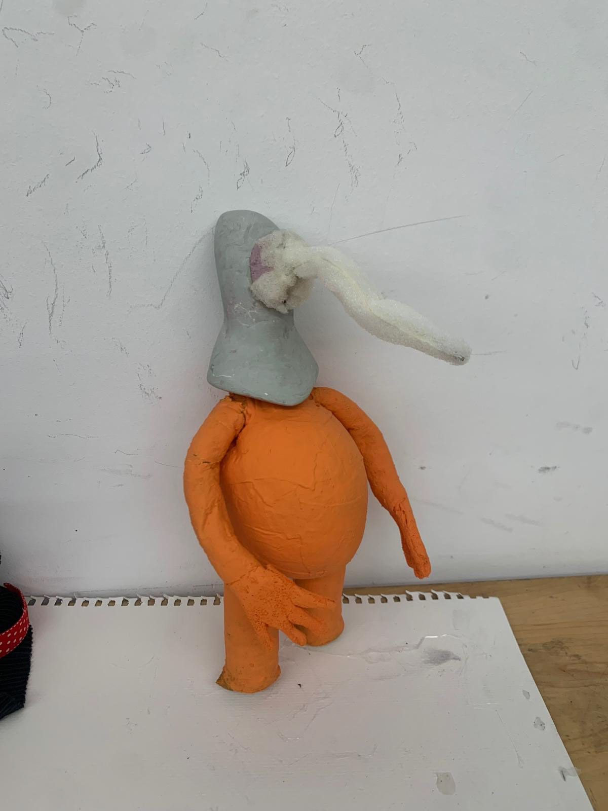 shaving down foam, building up head