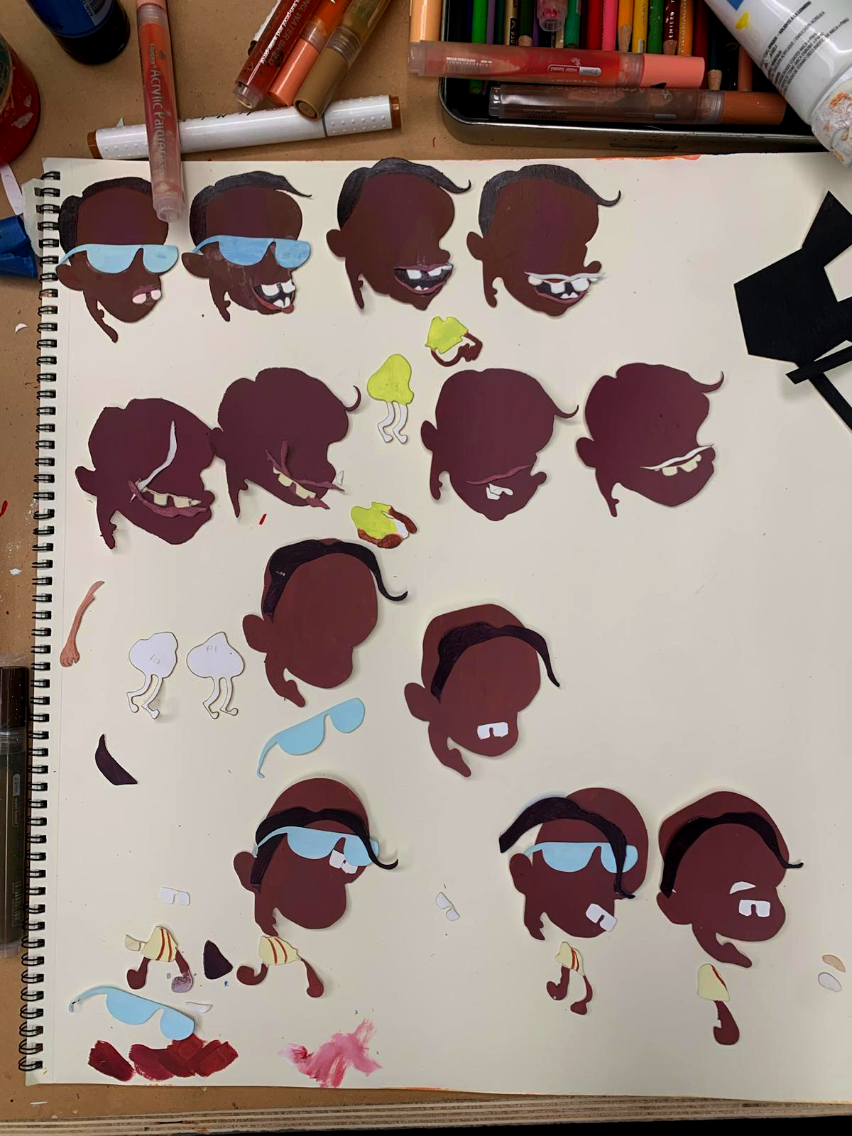 organizing replacement heads