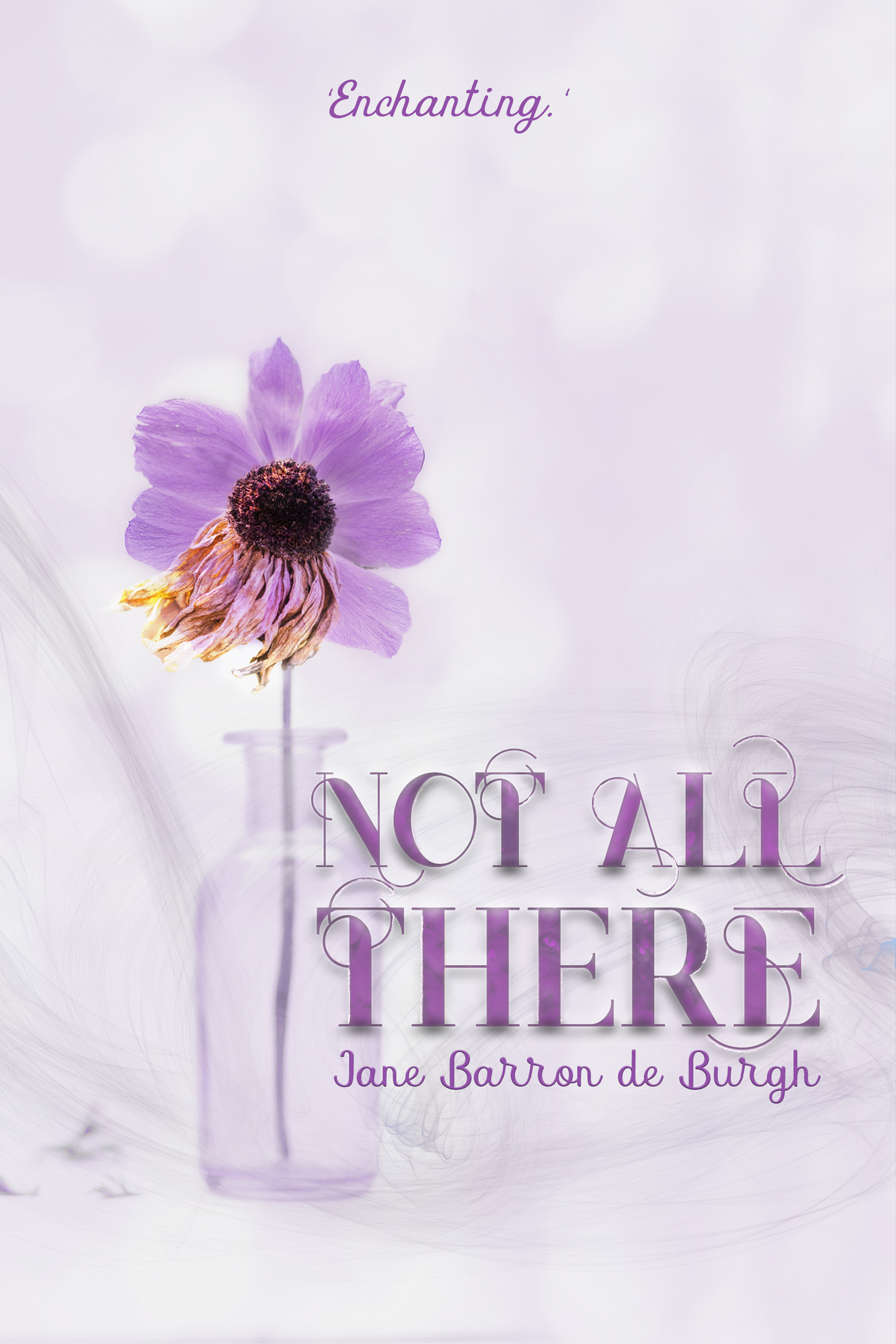 2021. A story about a boy's mother who returns as a ghost: the author wanted to feature a jar of purple flowers, and we also wanted to catch the story's creeping sinister yet etherial mood.