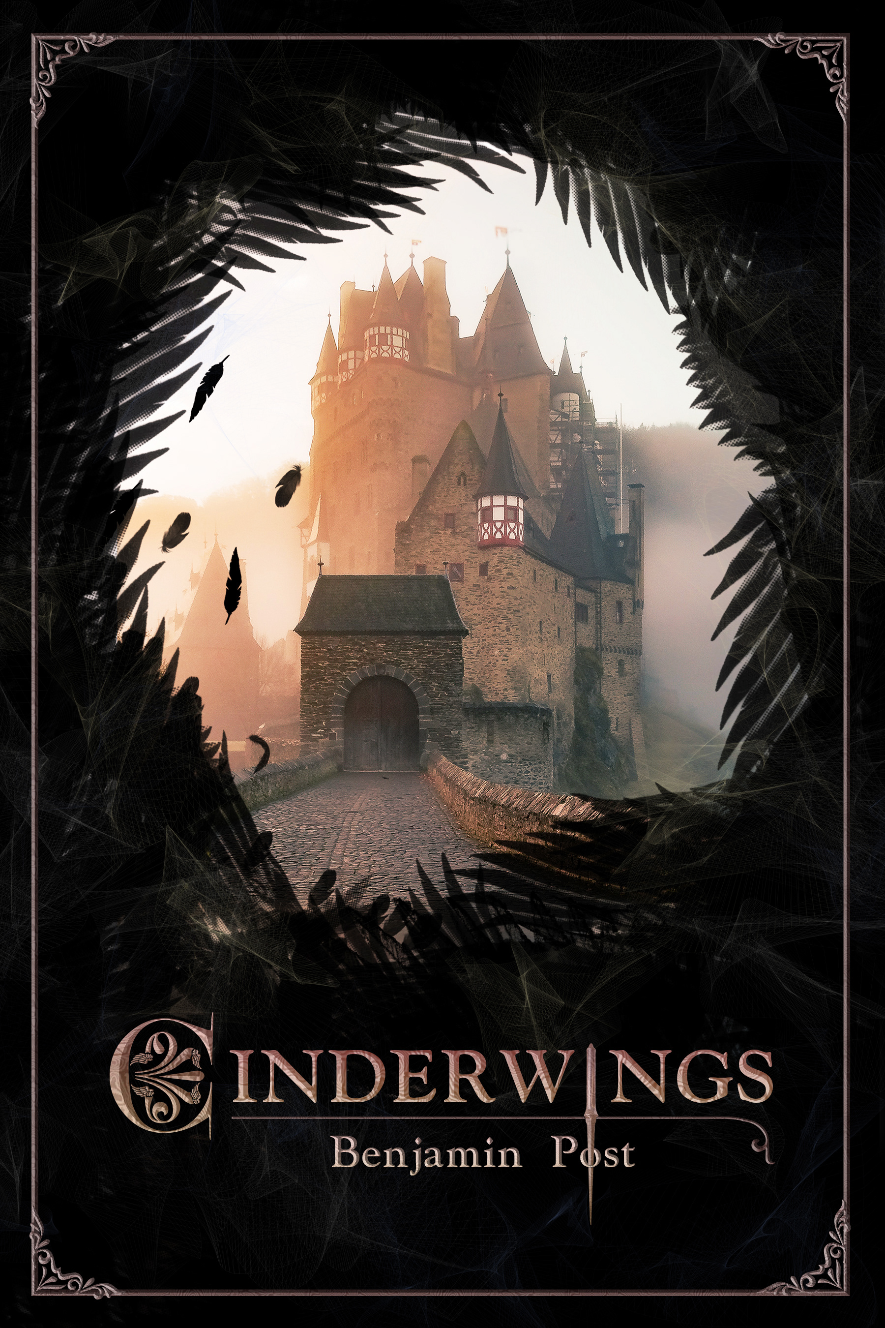 2021. High fantasy story featuring: castles and dark-winged angels.