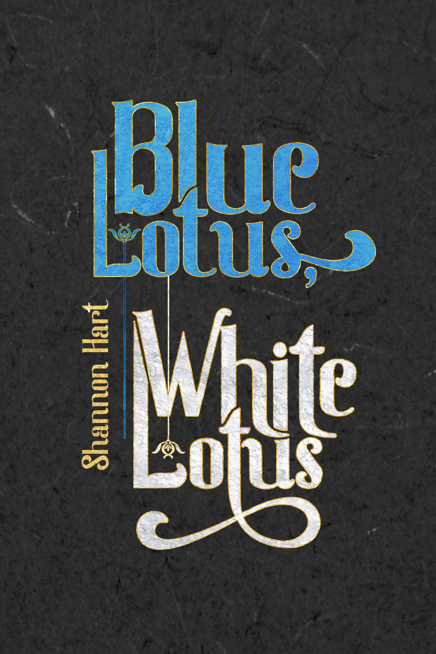 2021. Dark royalty adventure, spec cover: with not a lot to go on I tried to highlight the sinister grandeur of the situation: swashes, letters with guilded edges, and yet the texture of the words is rough, and the background is dark. The symbol pointing in opposite directions suggests opposing sides.
