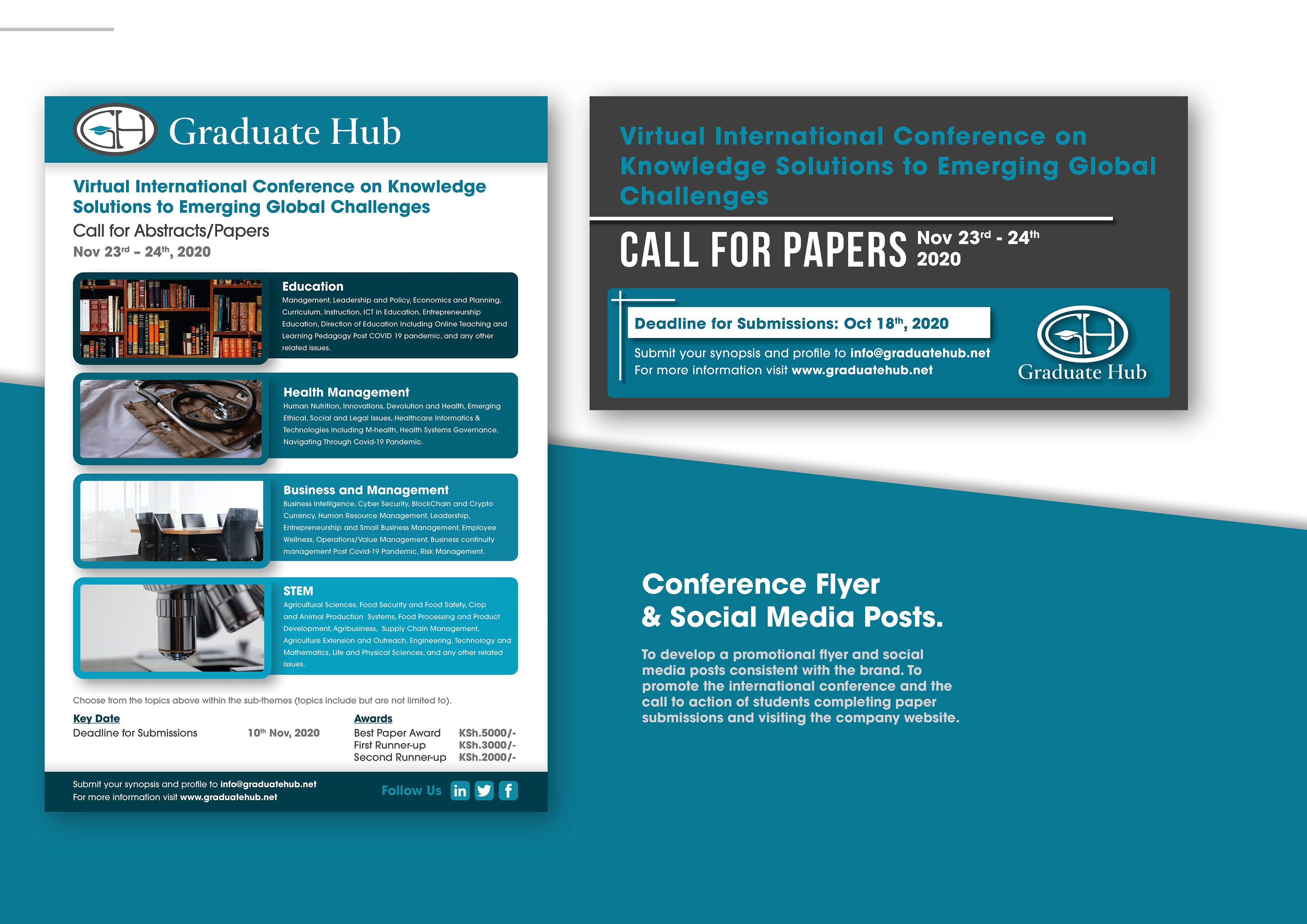 Graduate Hub Flyer & Social Post